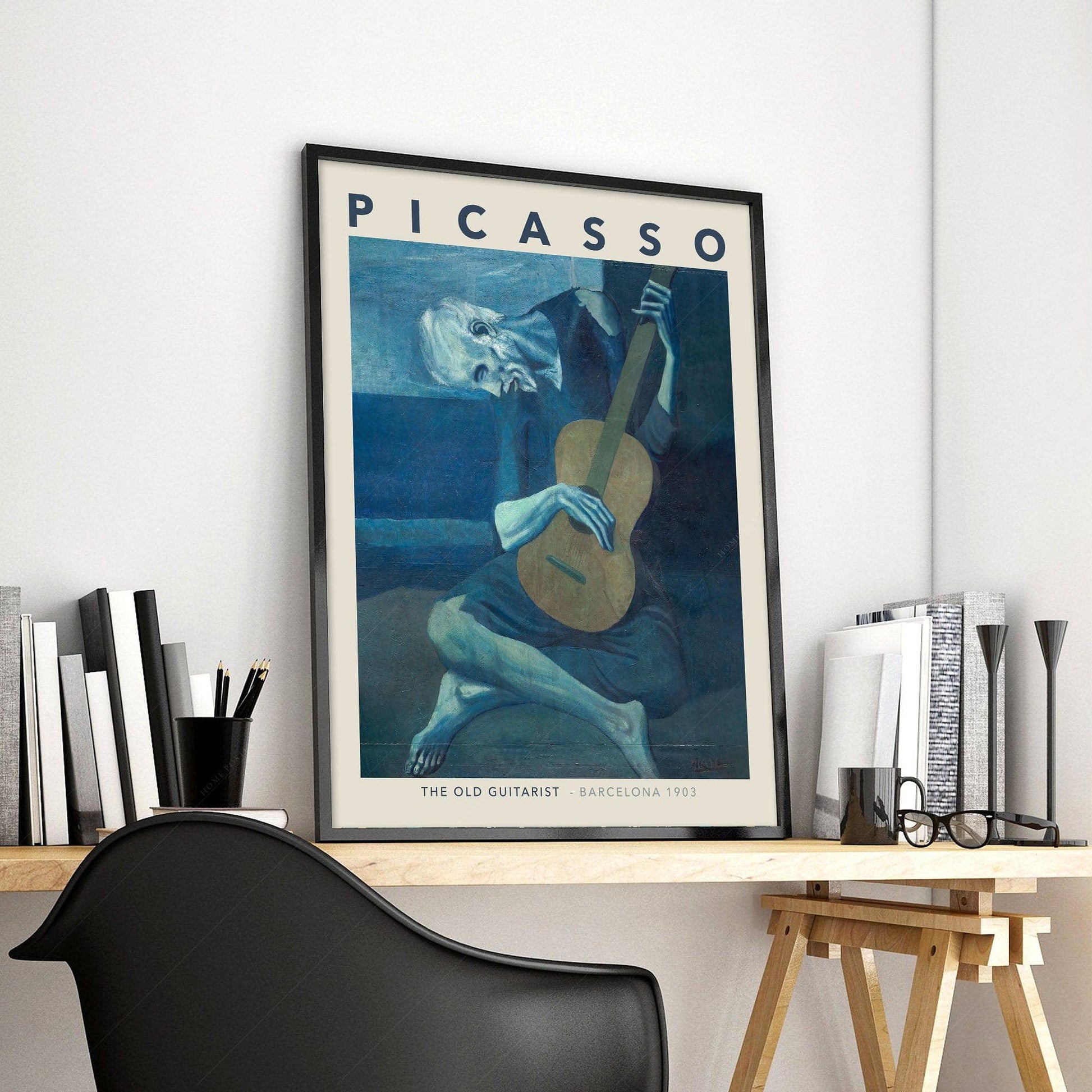 Pablo Picasso Home Decor, Museum Quality Prints, The Old Guitarist