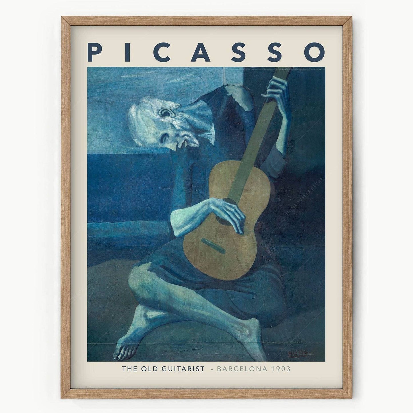 Pablo Picasso Home Decor, Museum Quality Prints, The Old Guitarist