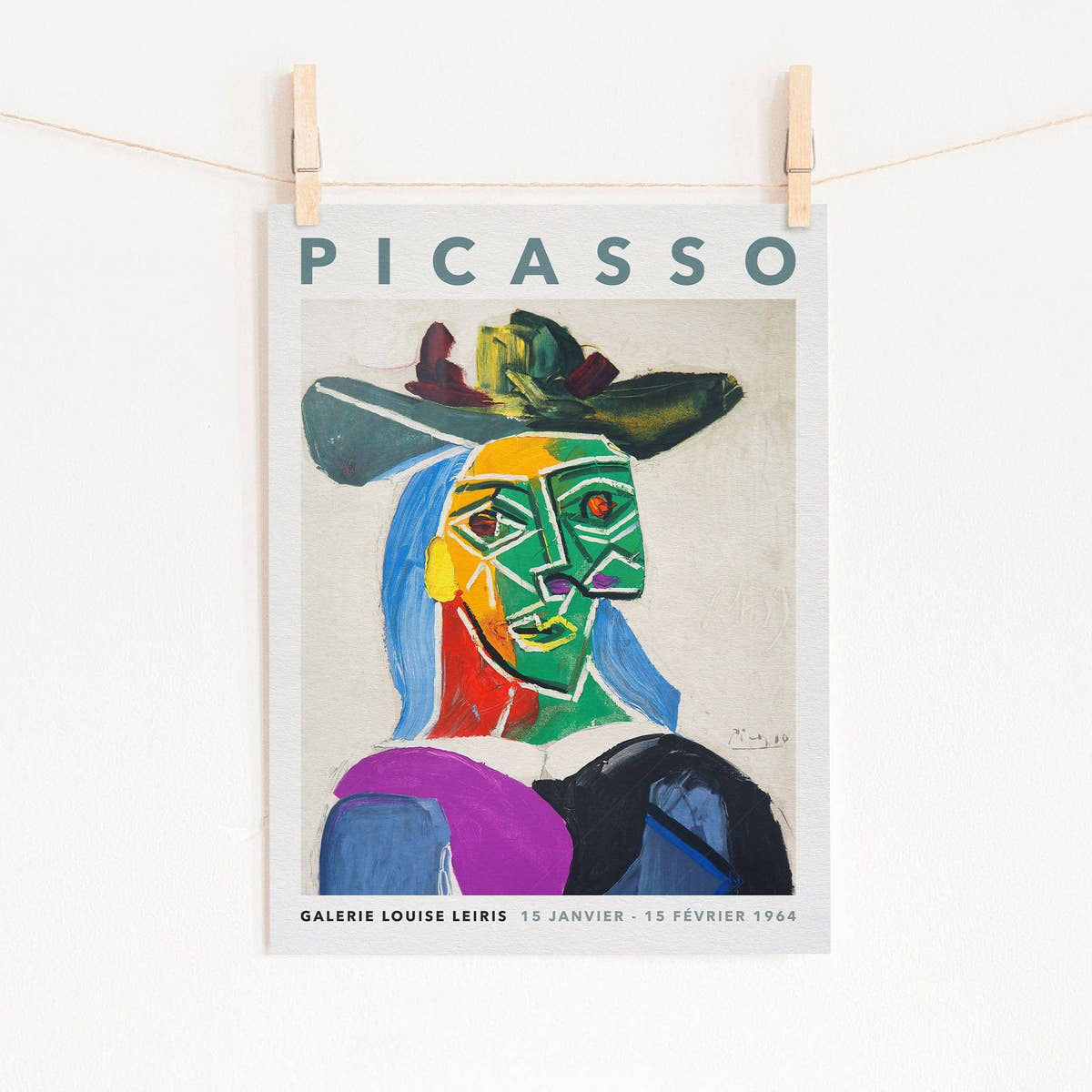 Pablo Picasso, Portrait of Dora Maar, Fine Art Print