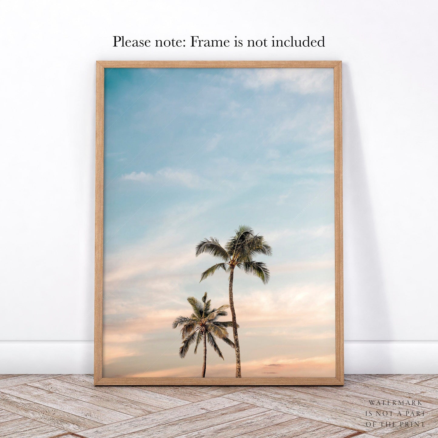 Palm Tree Art Print, Tropical Wall Art, Coastal Print