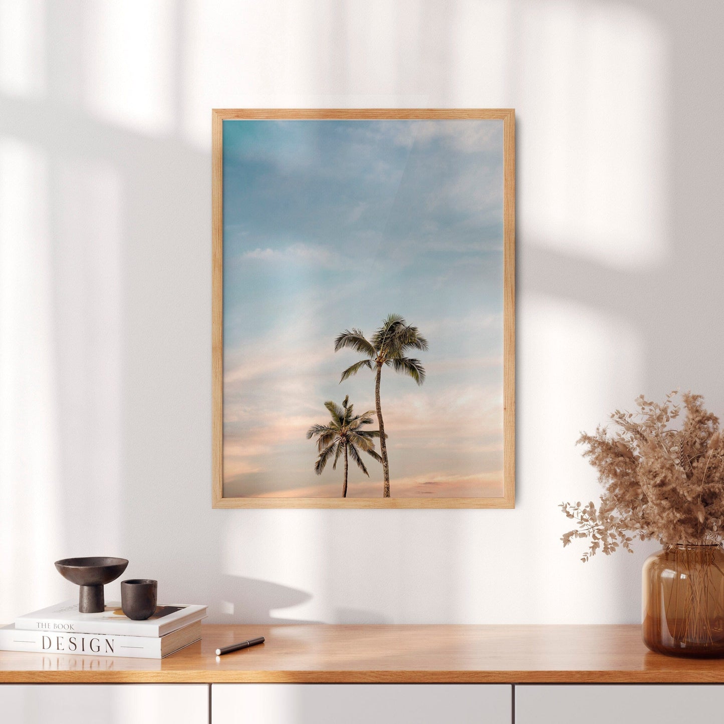 Palm Tree Art Print, Tropical Wall Art, Coastal Print