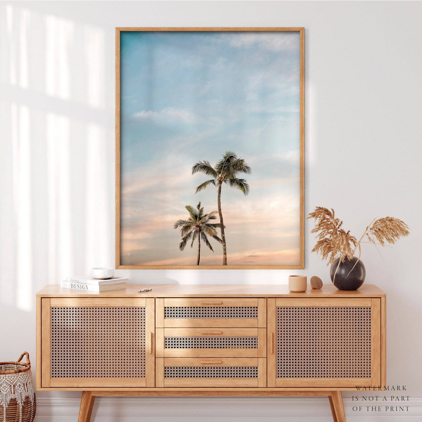 Palm Tree Art Print, Tropical Wall Art, Coastal Print