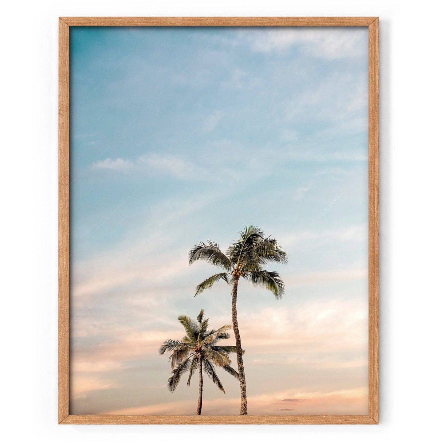 Palm Tree Art Print, Tropical Wall Art, Coastal Print