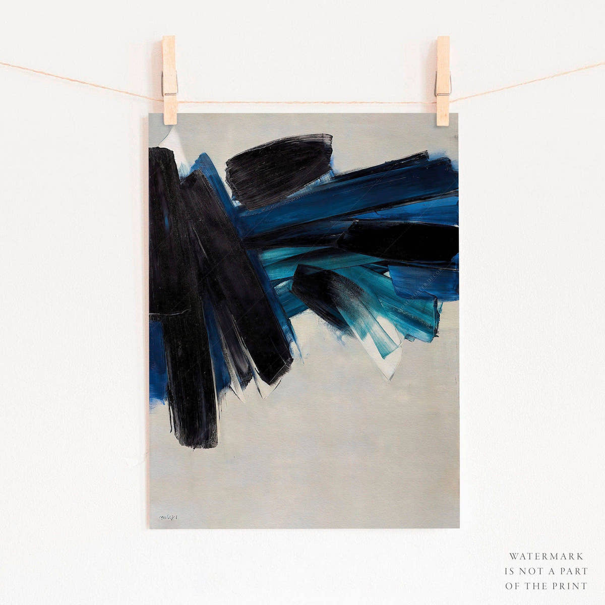 Pierre Soulages Poster, Exhibition Wall Art, Modern Prints