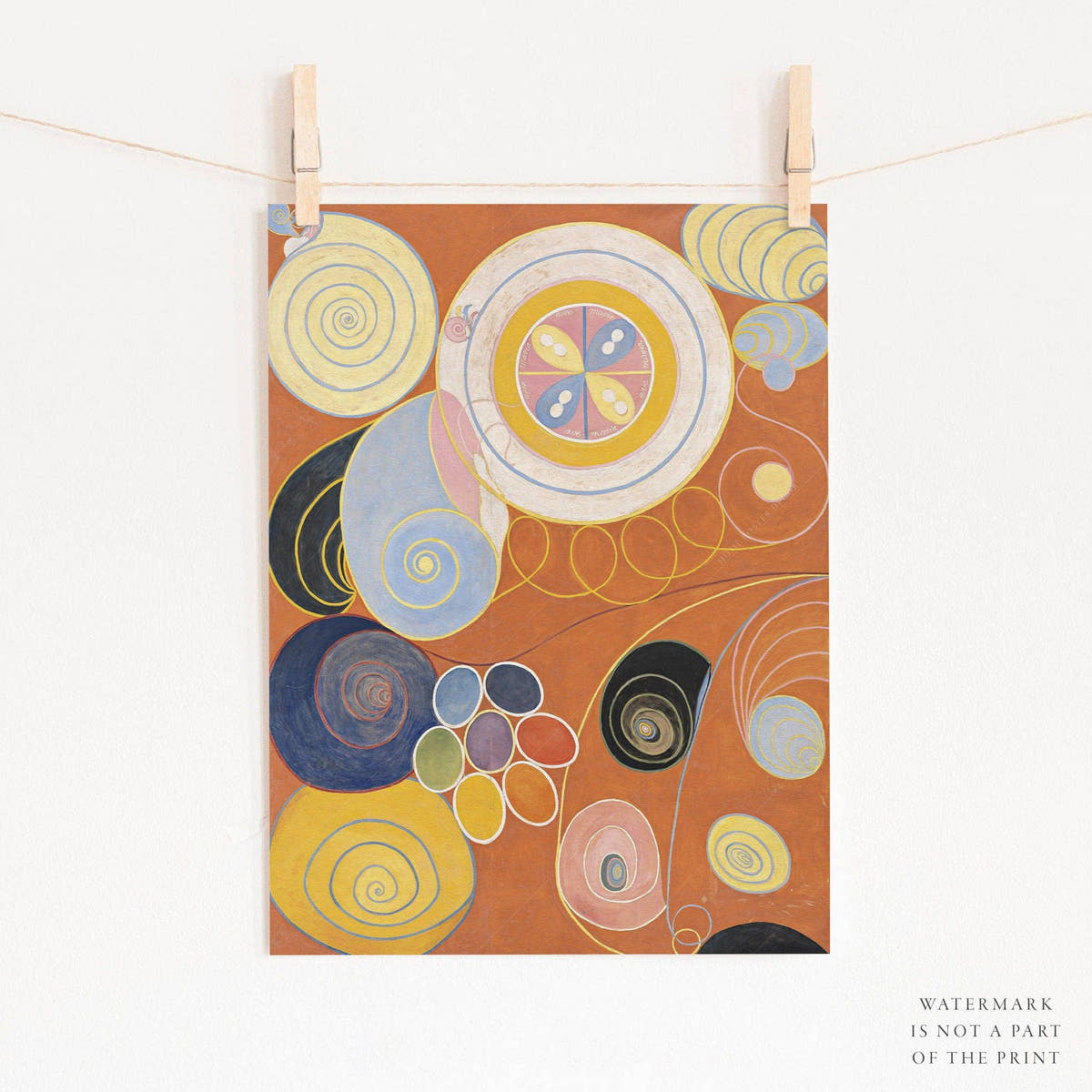 Poster The ten largest, No.3, Youth by Hilma Af Klint