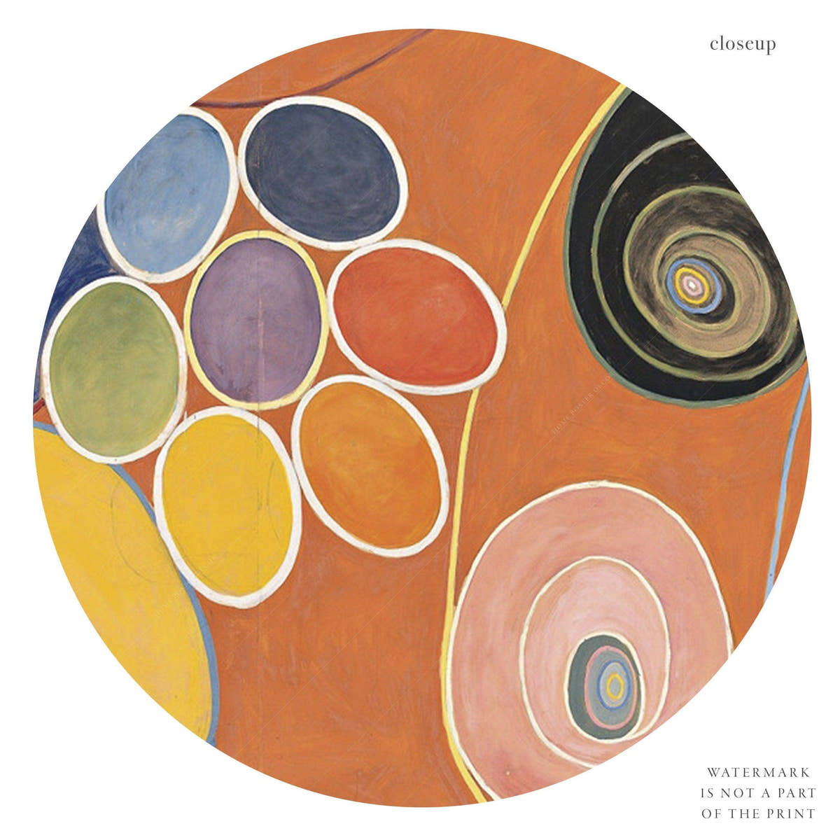 Poster The ten largest, No.3, Youth by Hilma Af Klint
