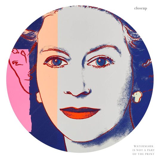 Queen Elizabeth II, Andy Warhol Poster, Pop Art, Famous Portrait