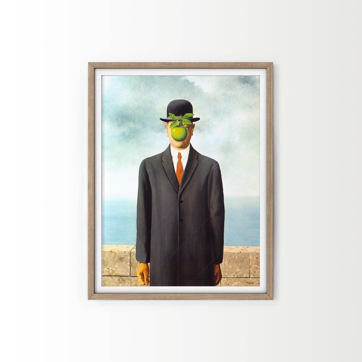 Rene Magritte Art, The Son of Man Poster, Fine Art Print