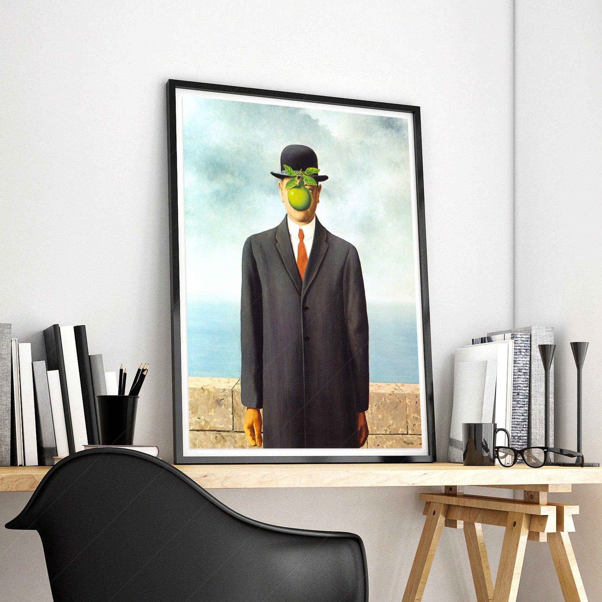 Rene Magritte Art, The Son of Man Poster, Fine Art Print