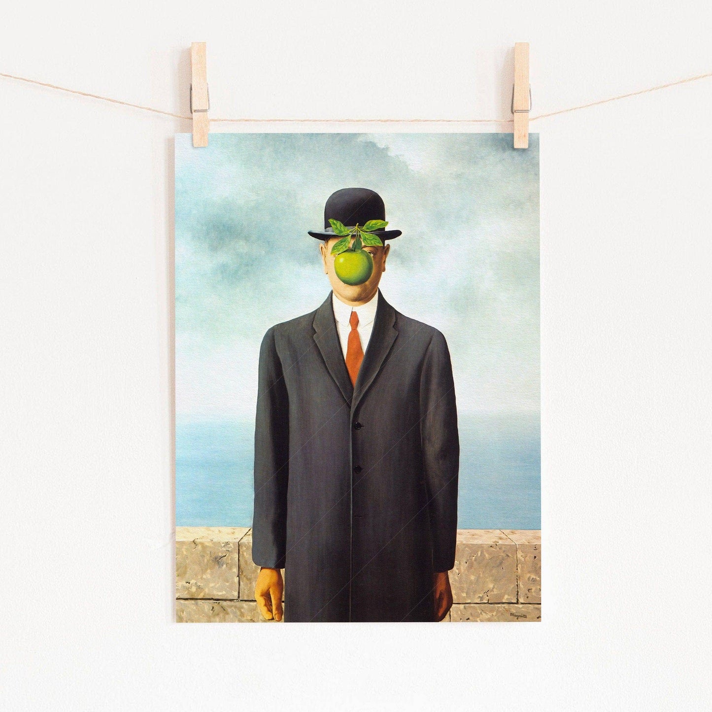 Rene Magritte Art, The Son of Man Poster, Fine Art Print