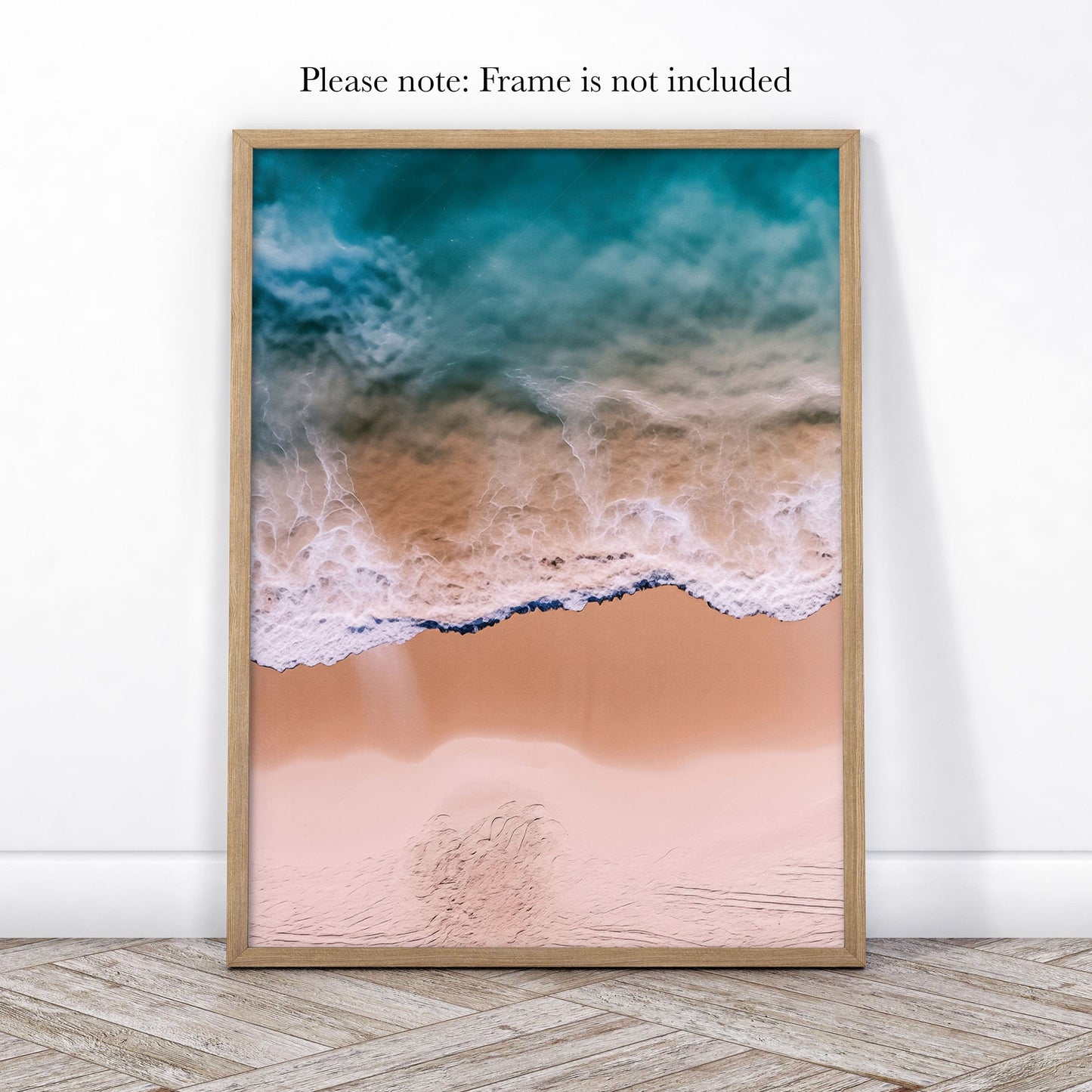 Sand Beach Photography, Aerial ocean shot, Set of 3 Prints