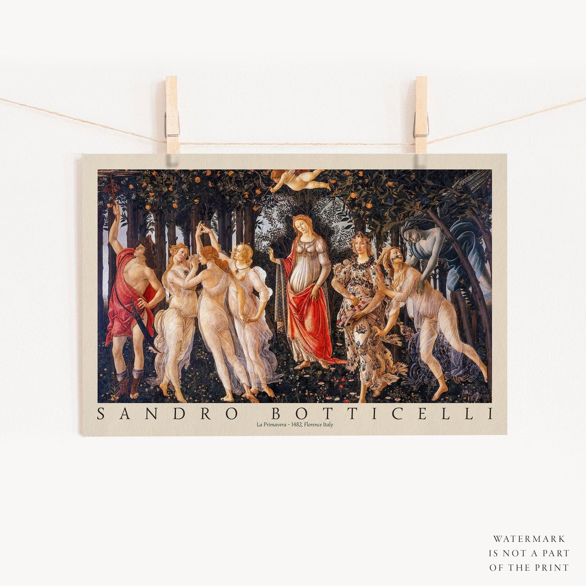 Sandro Botticelli, Allegory of Spring Print, Fine Art Print