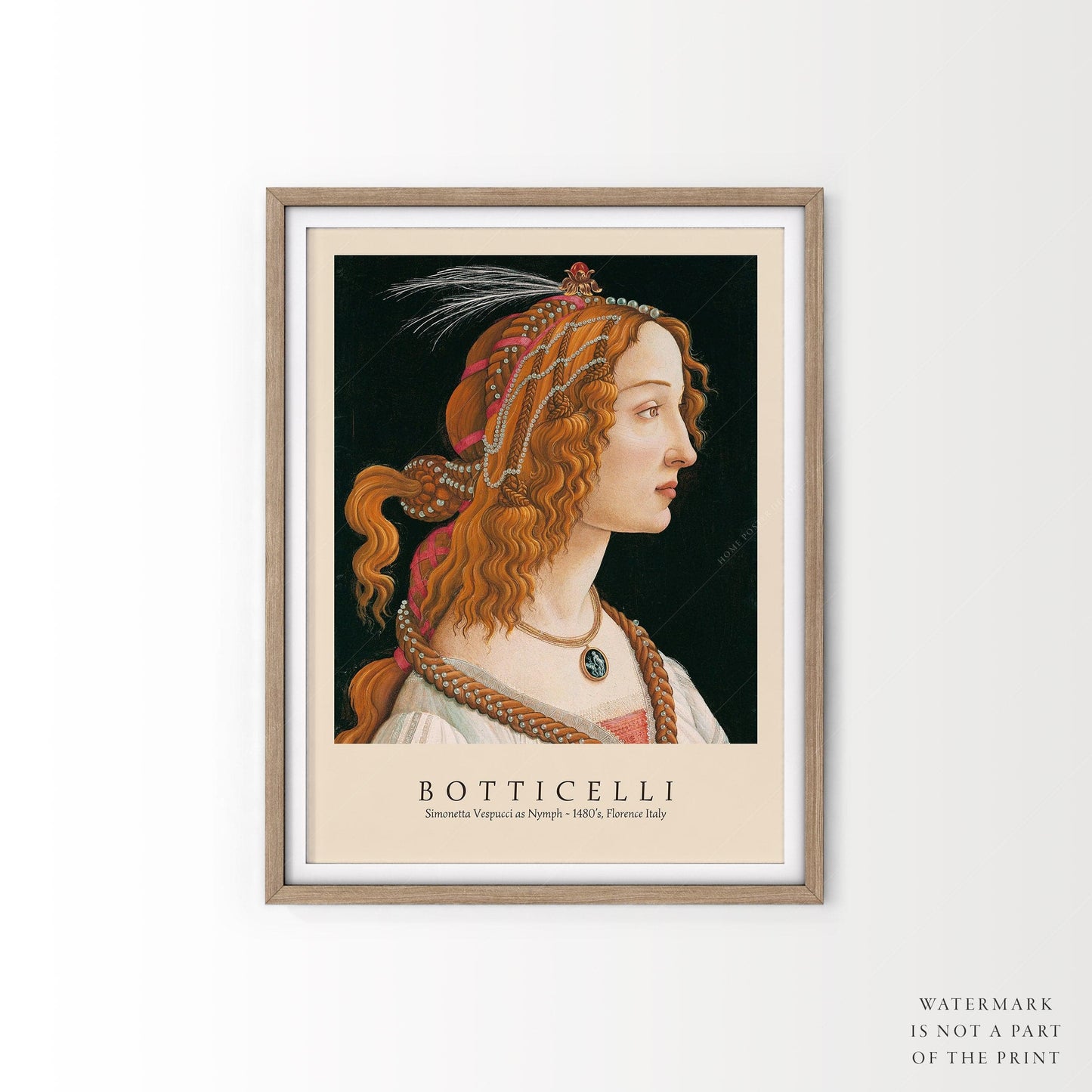 Sandro Botticelli, Simonetta Poster, Birth of Venus Print