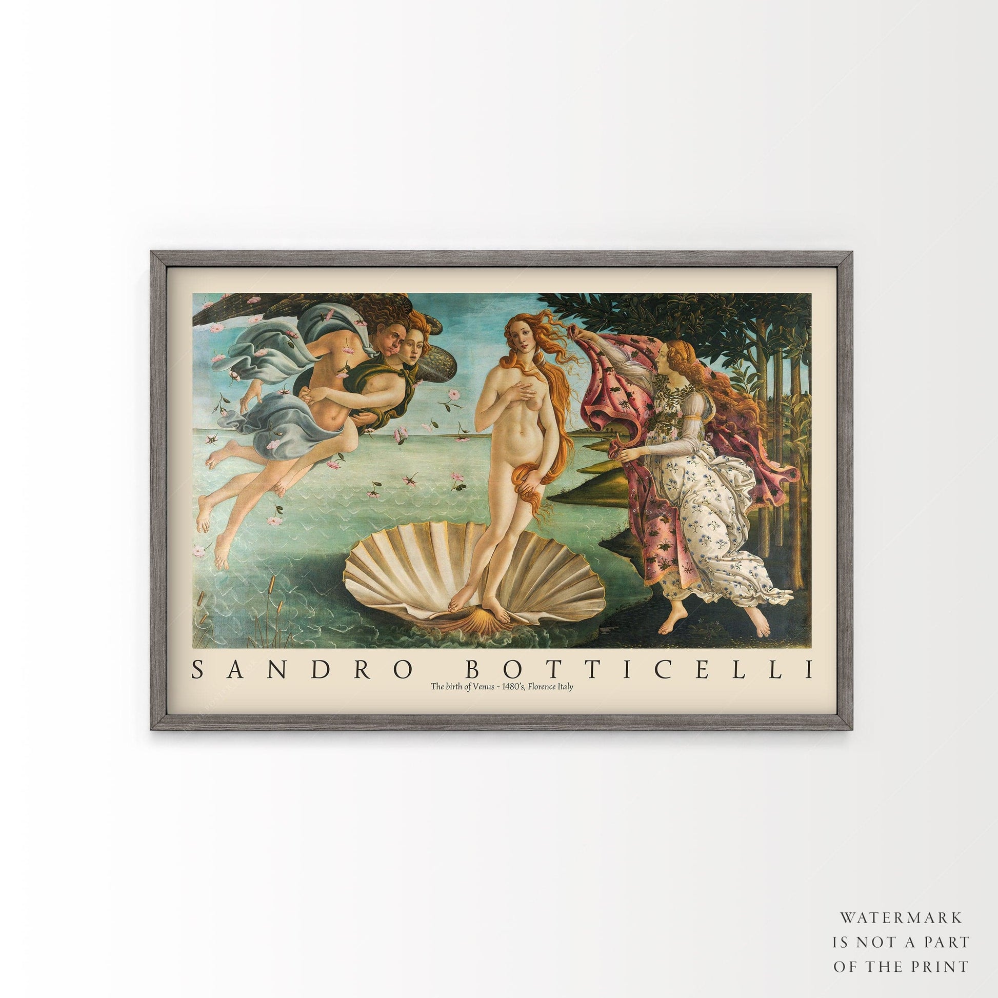 Sandro Botticelli, The Birth of Venus, Fine Art Print