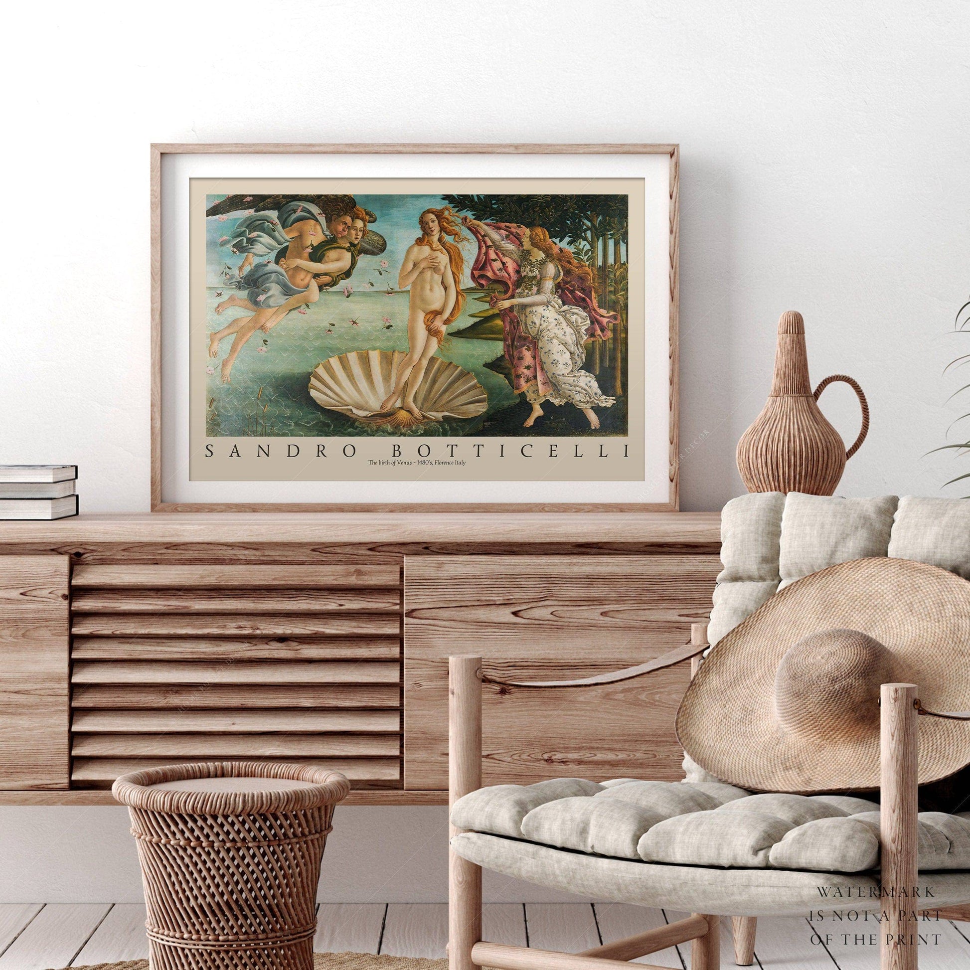 Sandro Botticelli, The Birth of Venus, Fine Art Print