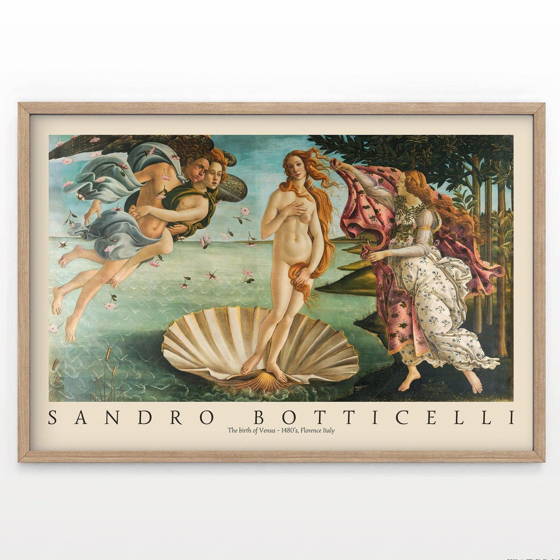 Sandro Botticelli, The Birth of Venus, Fine Art Print