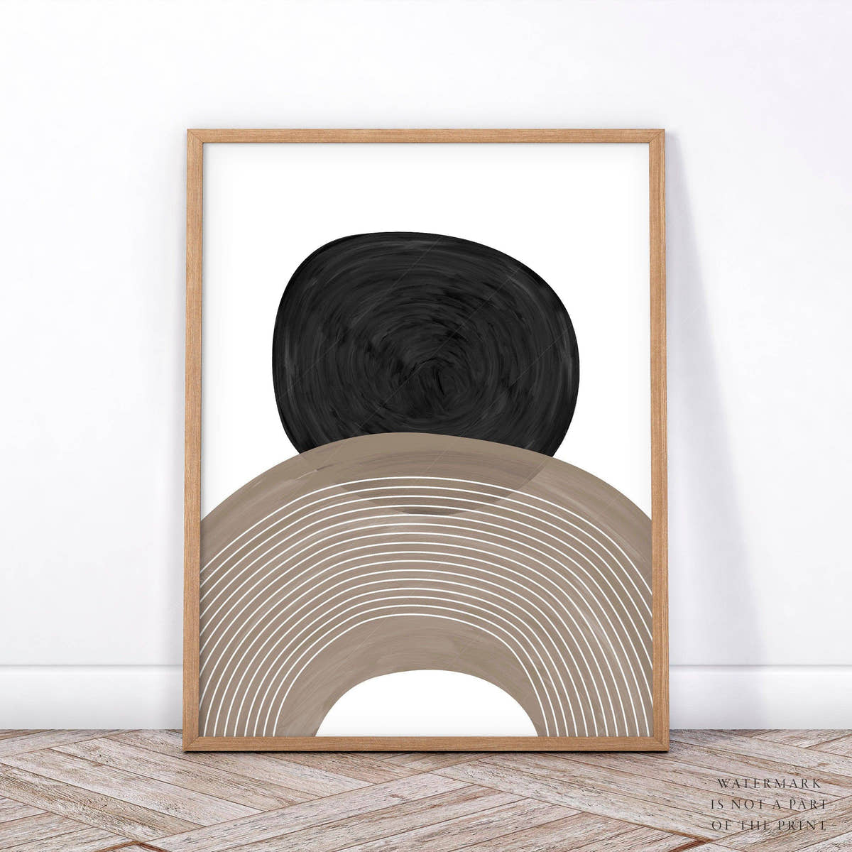 Set of 2 Modern abstract prints, Wall art for living room