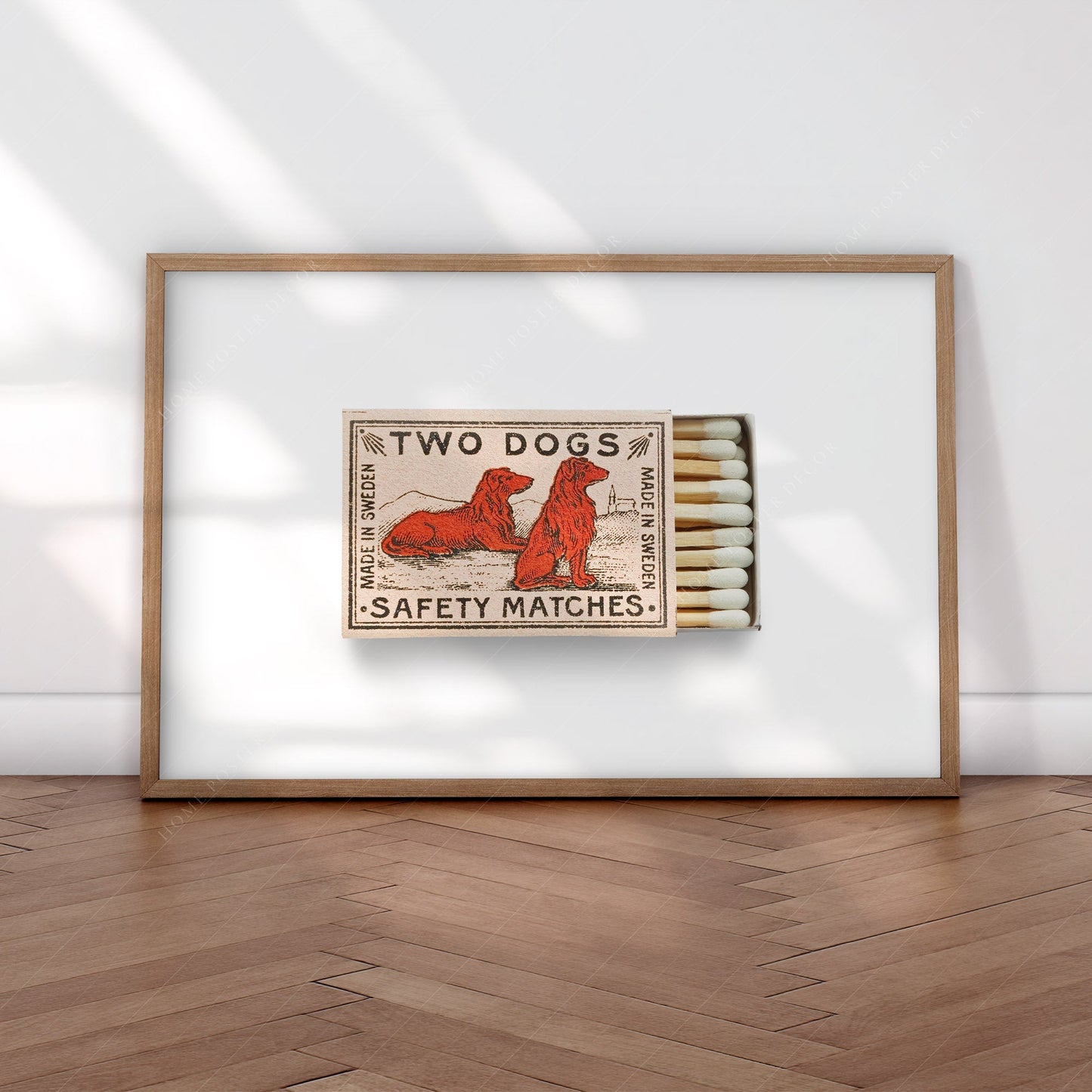 Sweden wall art,Travel gift, Matchbox print