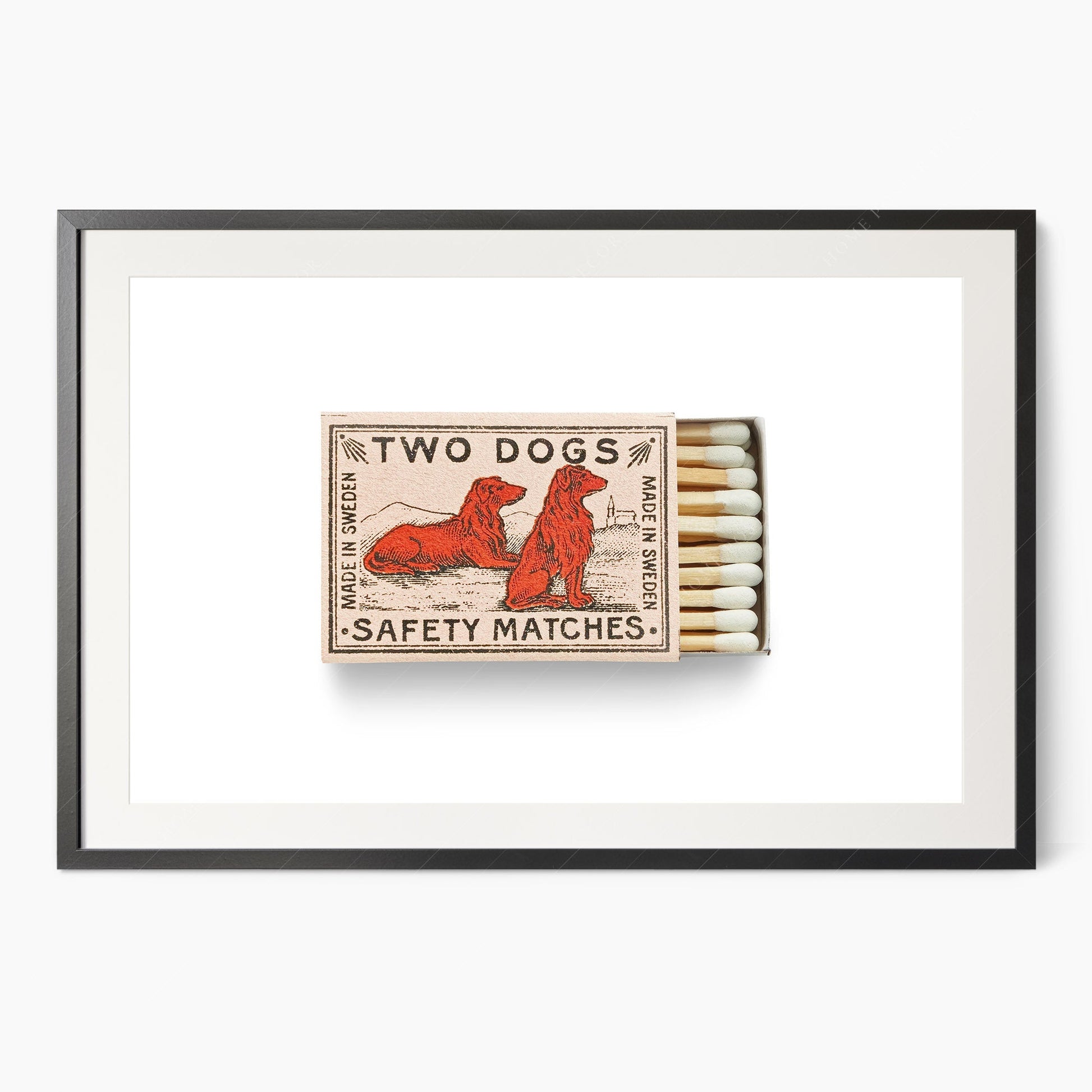 Sweden wall art,Travel gift, Matchbox print