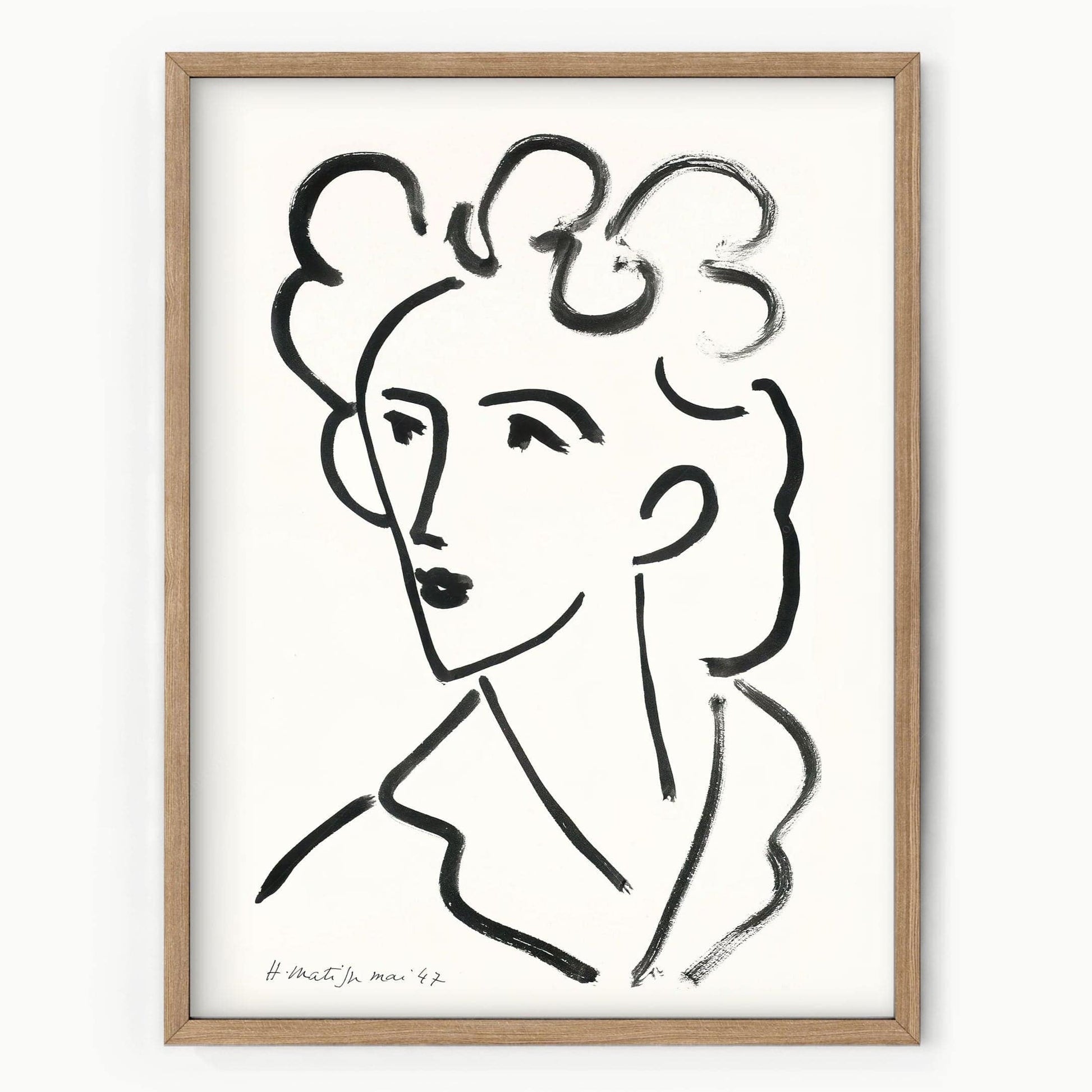 Tete Poster, Marie Jose By Henri Matisse