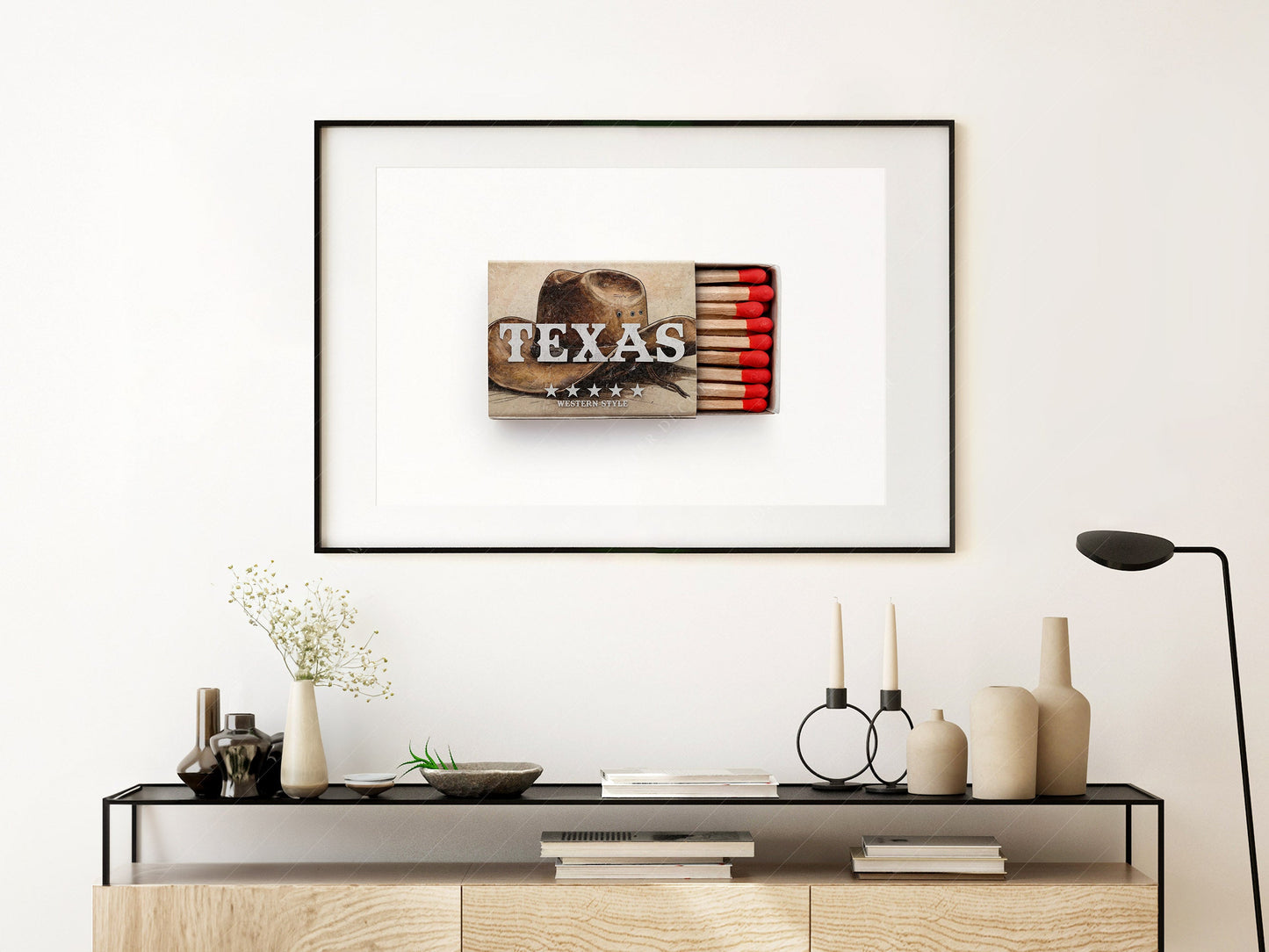 Texas wall art, Matchbox photography