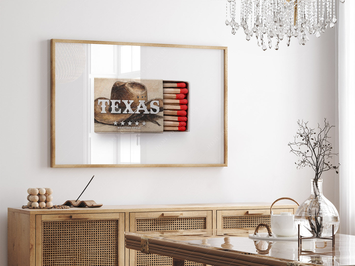 Texas wall art, Matchbox photography