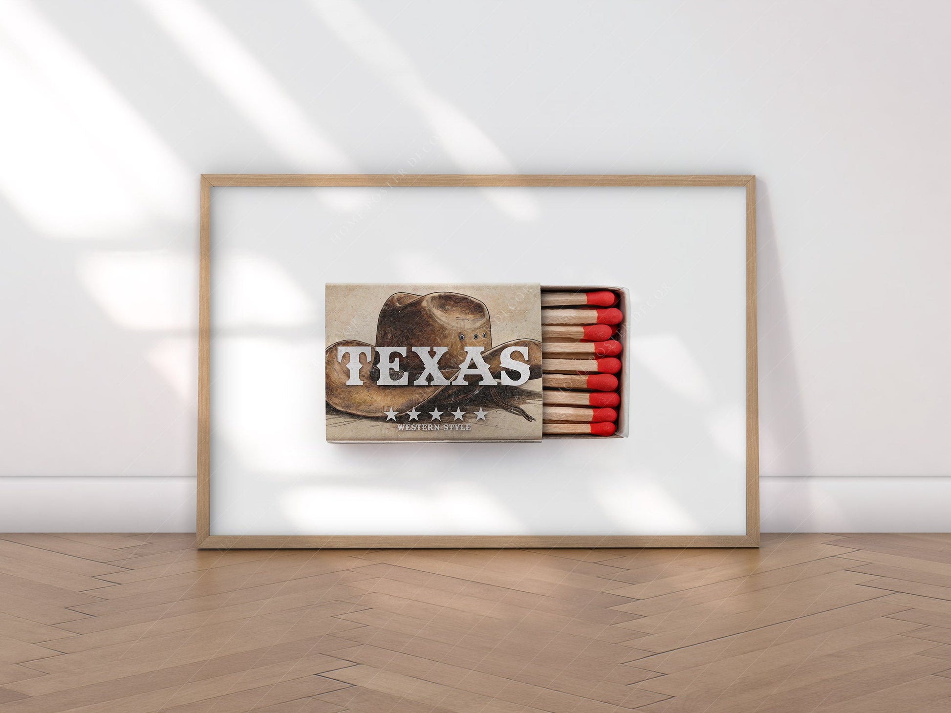 Texas wall art, Matchbox photography