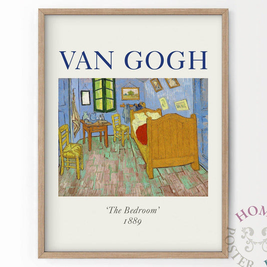 The Bedroom, Van Gogh Print, Post-impressionist Poster, Christmas Gift