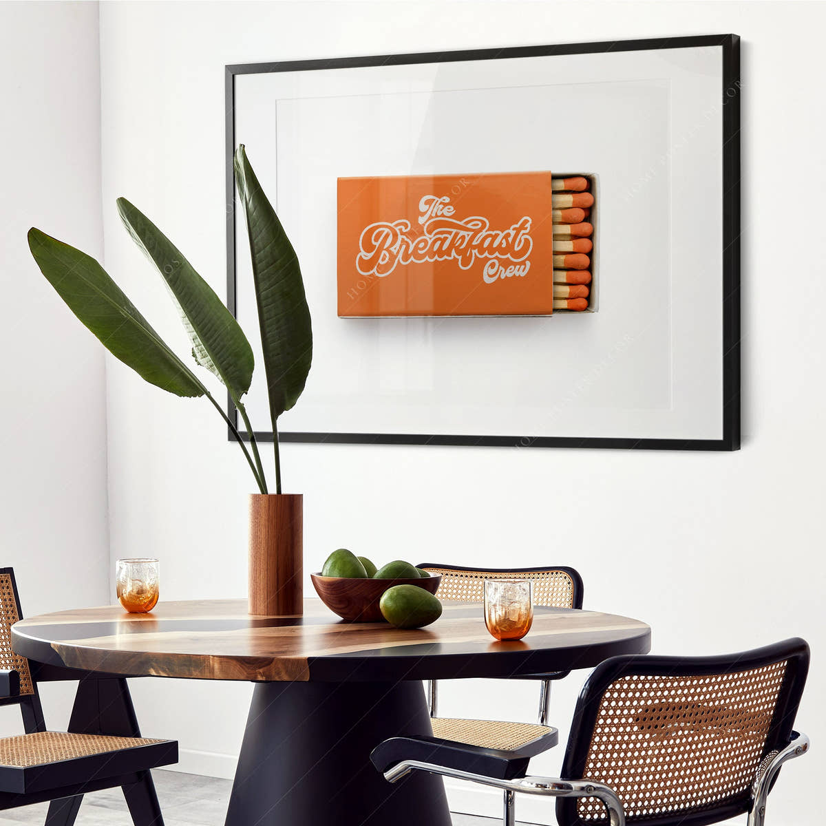 The Breakfast Crew, Kitchen wall art, Family gift