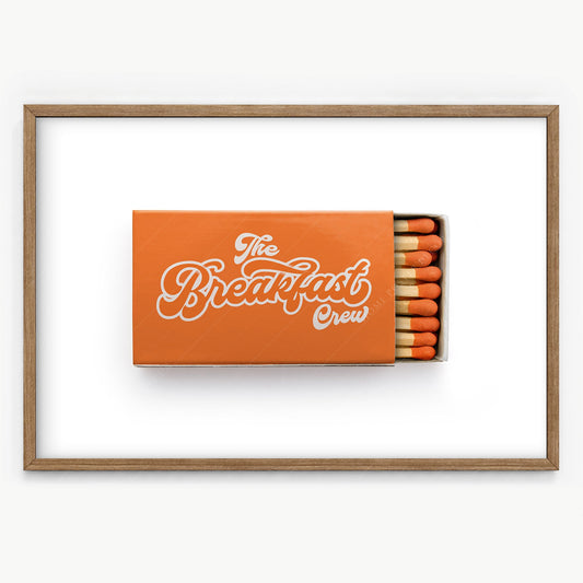 The Breakfast Crew, Kitchen wall art, Family gift