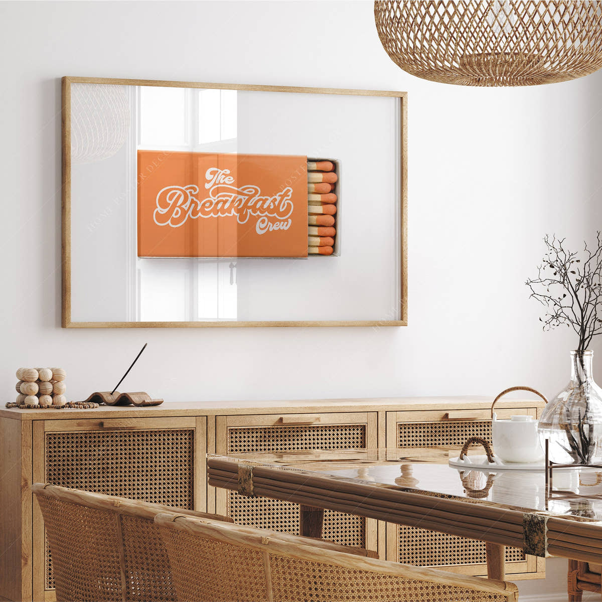 The Breakfast Crew, Kitchen wall art, Family gift