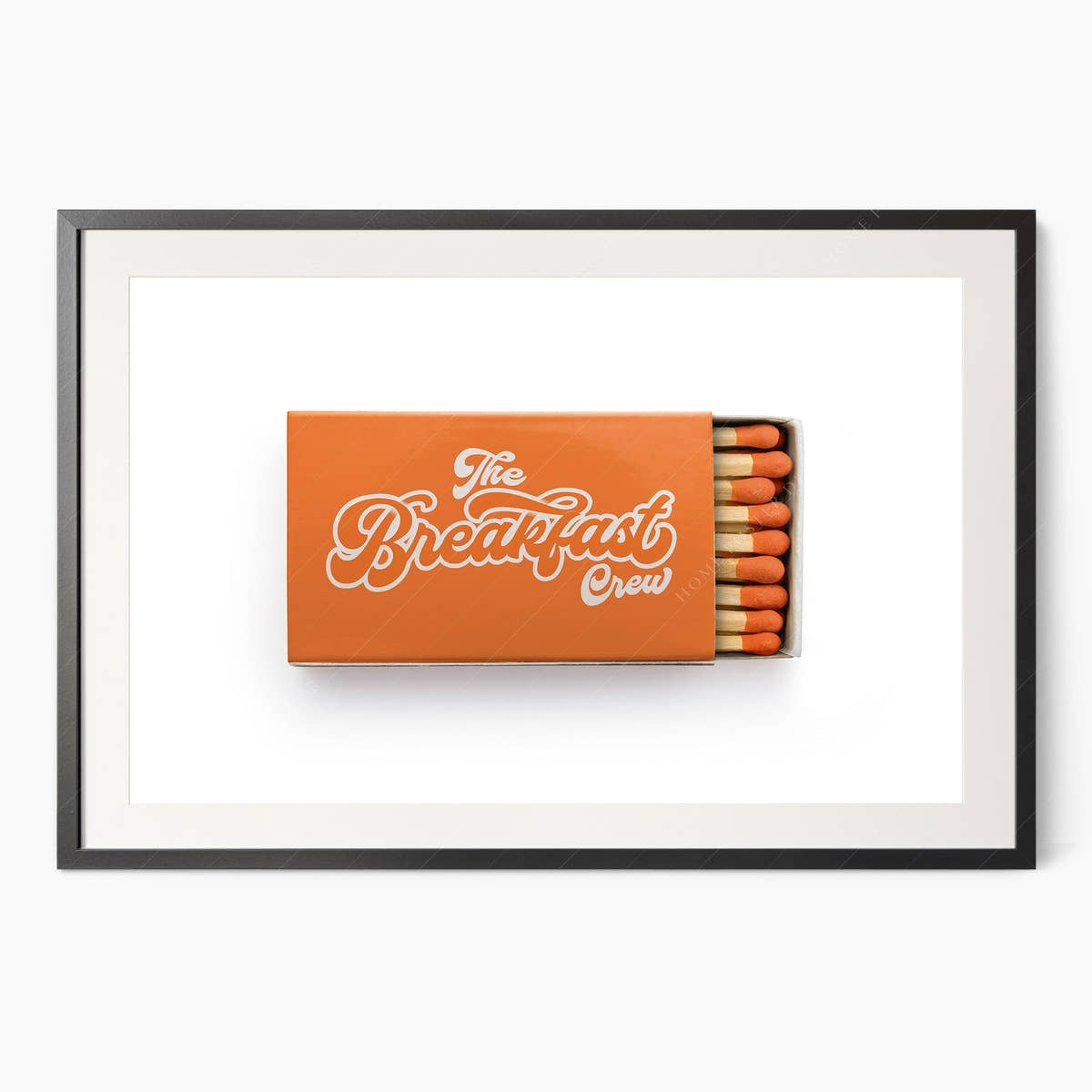 The Breakfast Crew, Kitchen wall art, Family gift