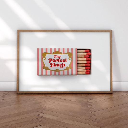 The Perfect Match, Vintage Matchbox, Gift for couple