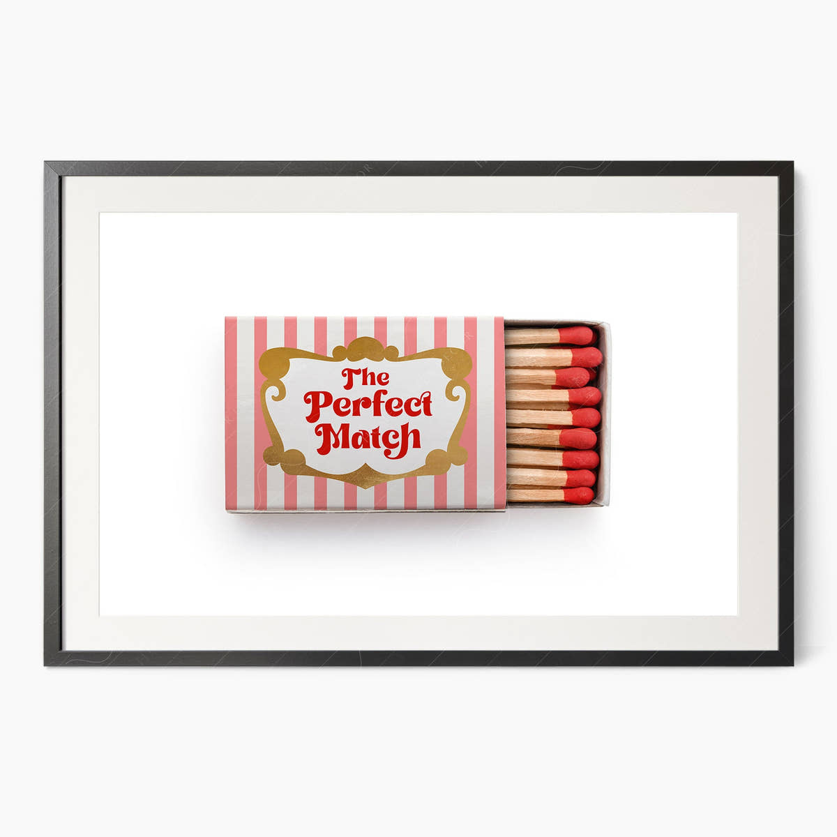 The Perfect Match, Vintage Matchbox, Gift for couple