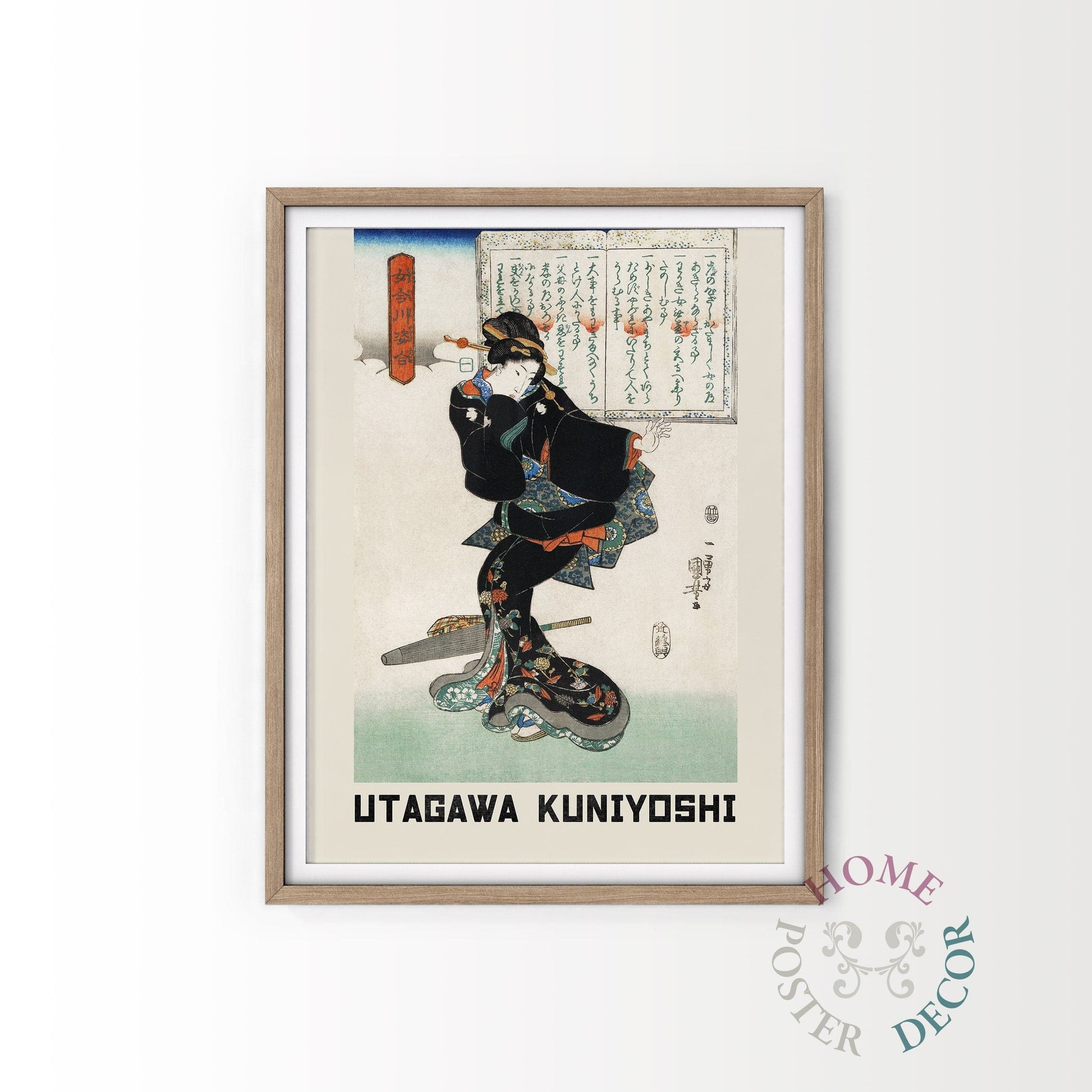 Utagawa Kuniyoshi, Geisha, Fine Art Print