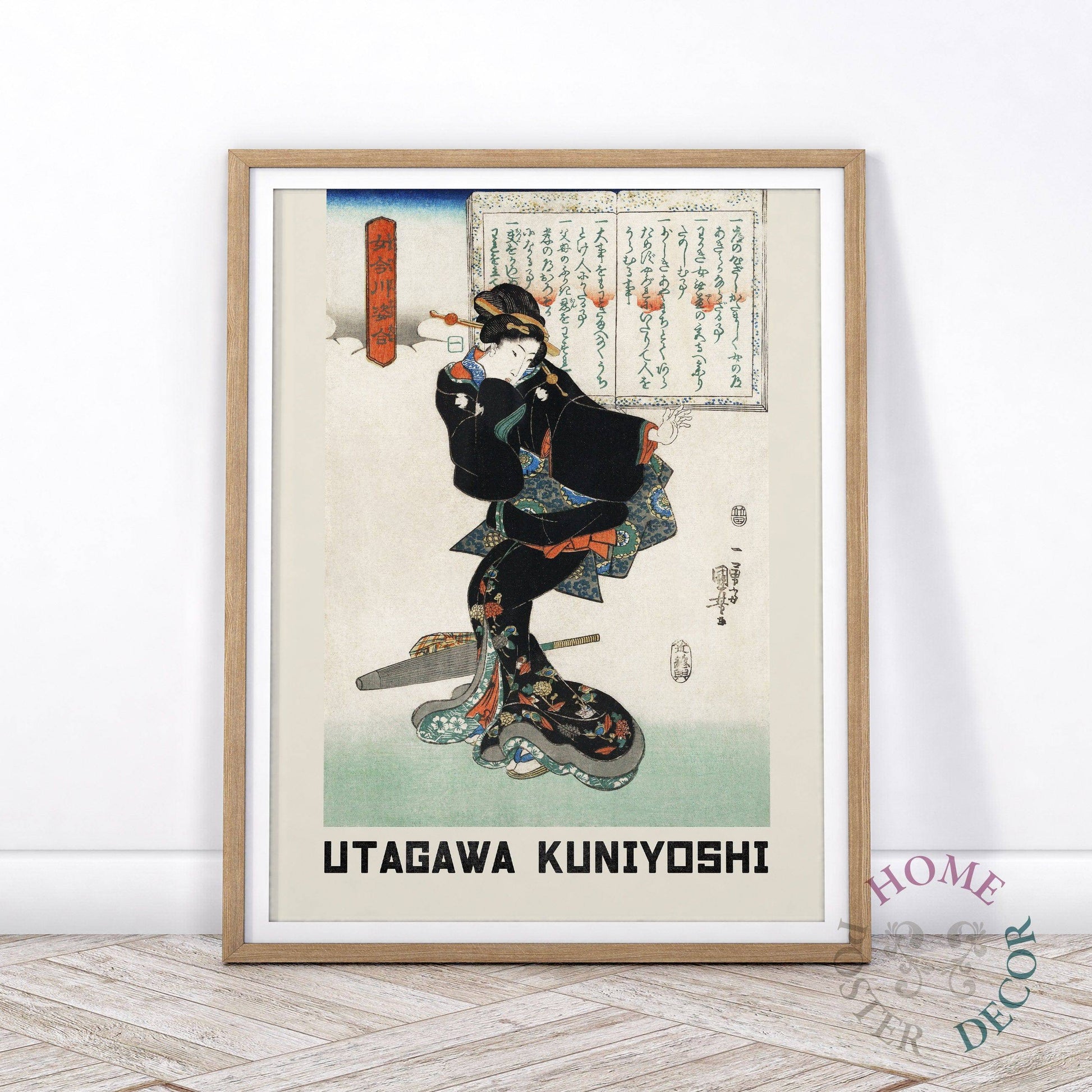 Utagawa Kuniyoshi, Geisha, Fine Art Print