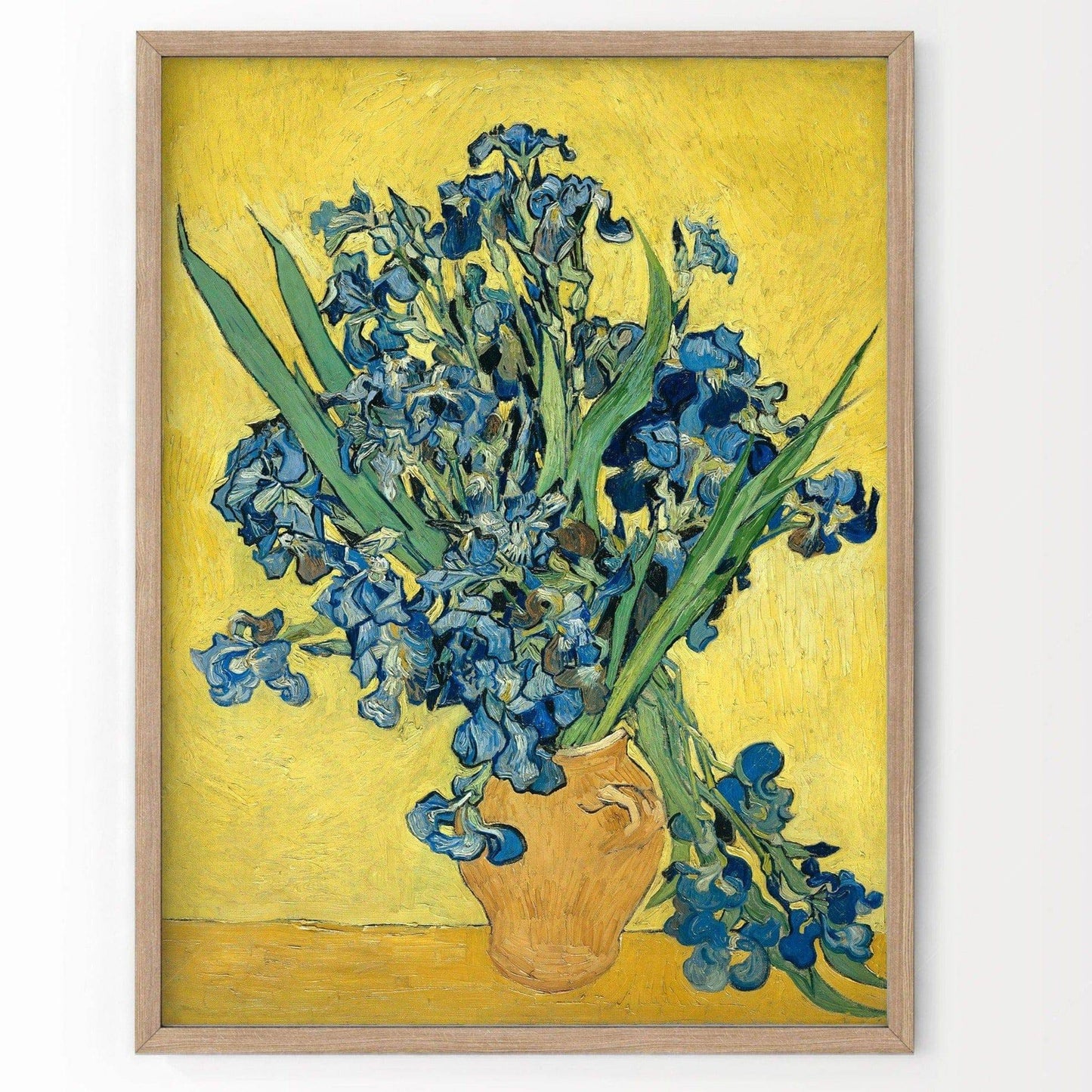 Van Gogh Irises, Irises in a Vase, Floral Wall Art, Van Gogh Flowers