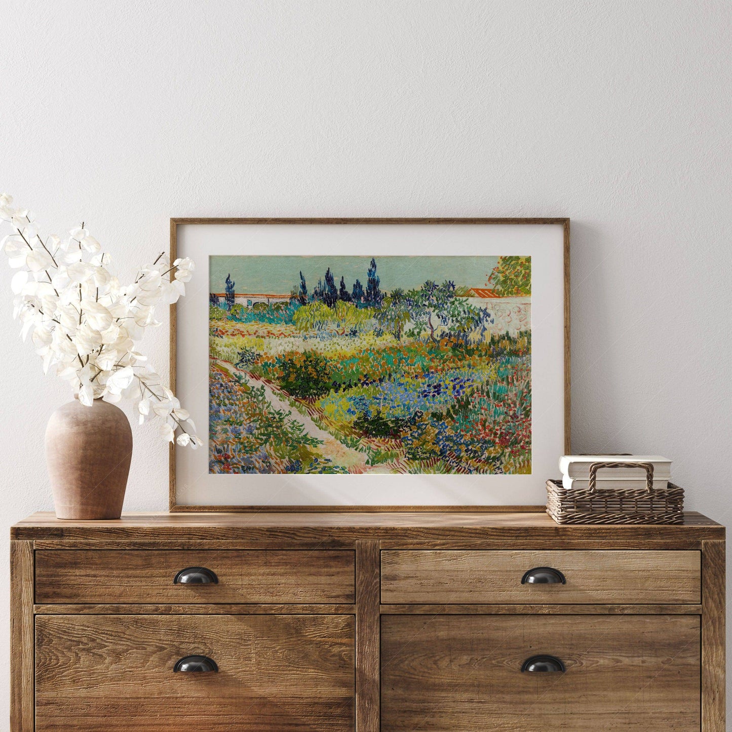 Van Gogh Poster, Garden at Arles, Colourful Garden, Gift Idea