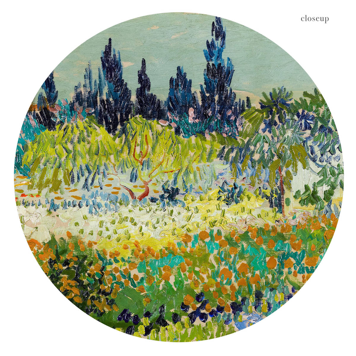 Van Gogh Poster, Garden at Arles, Colourful Garden, Gift Idea