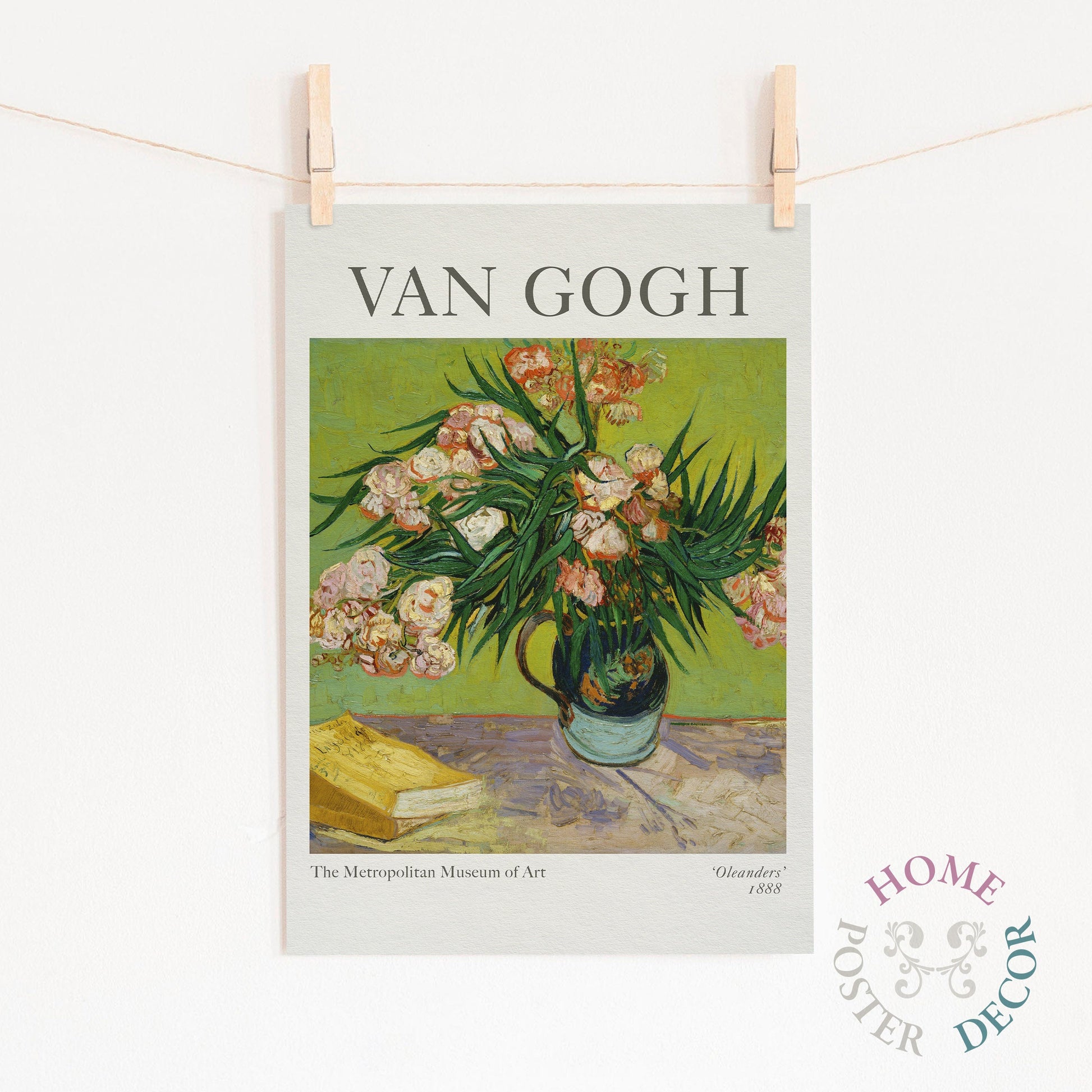 Van Gogh Poster, Oleanders Painting