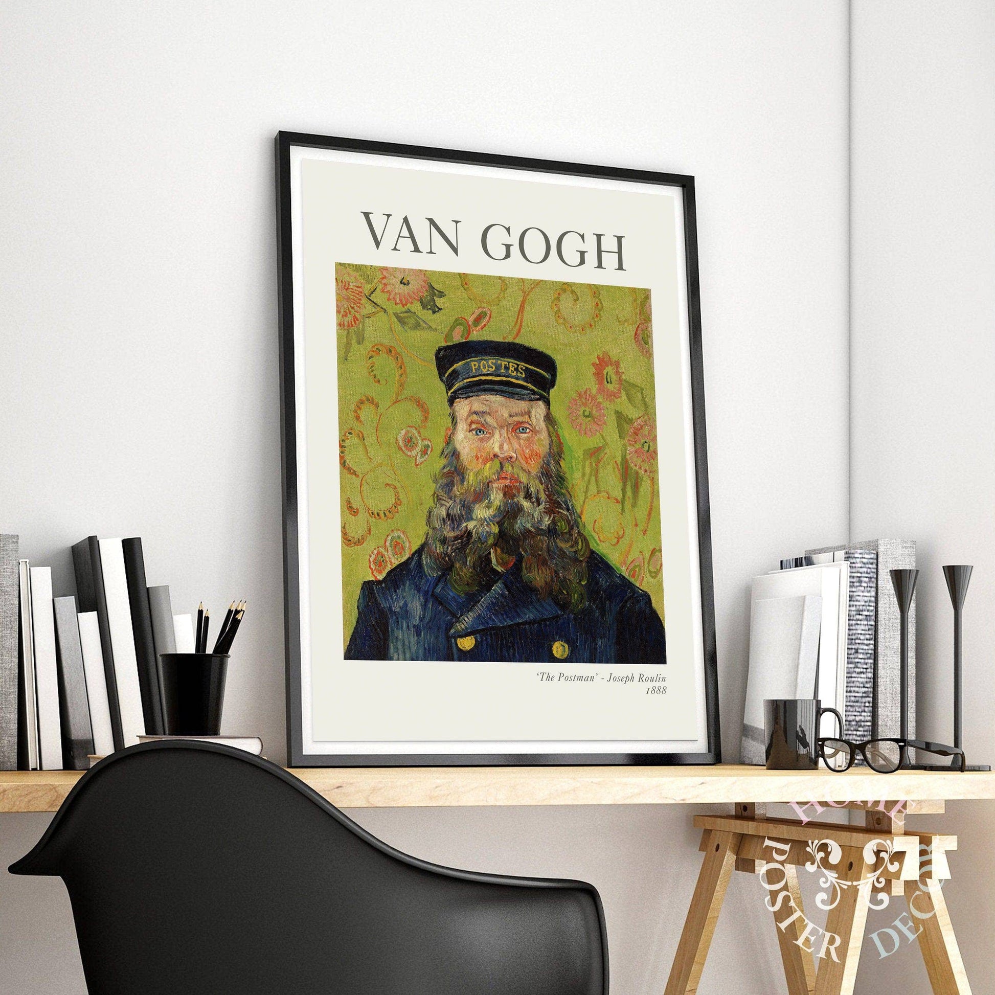 Van Gogh Poster, The Postman Joseph Roulin 1888