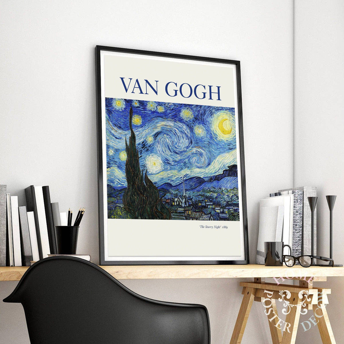 Van Gogh Poster, The Starry Night, Famous Painting