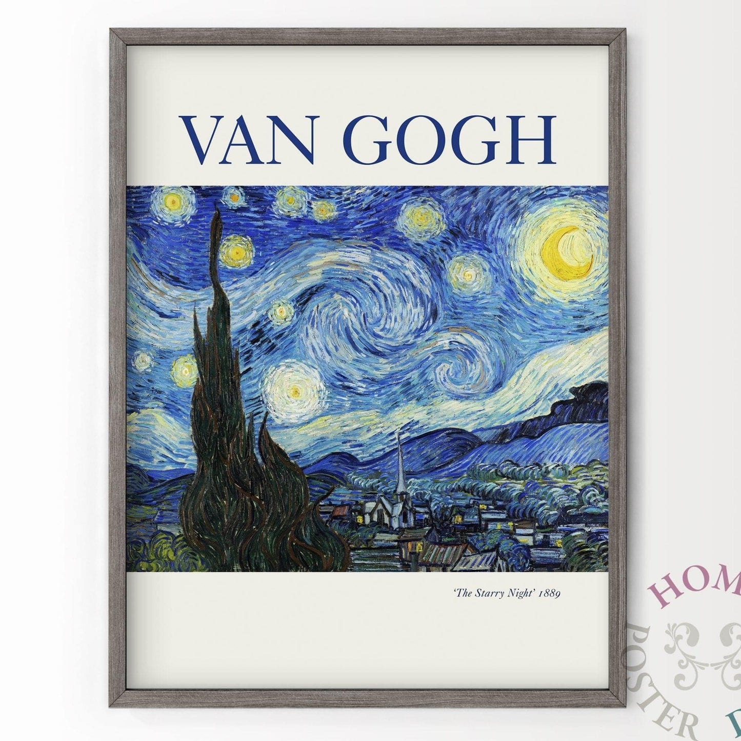 Van Gogh Poster, The Starry Night, Famous Painting