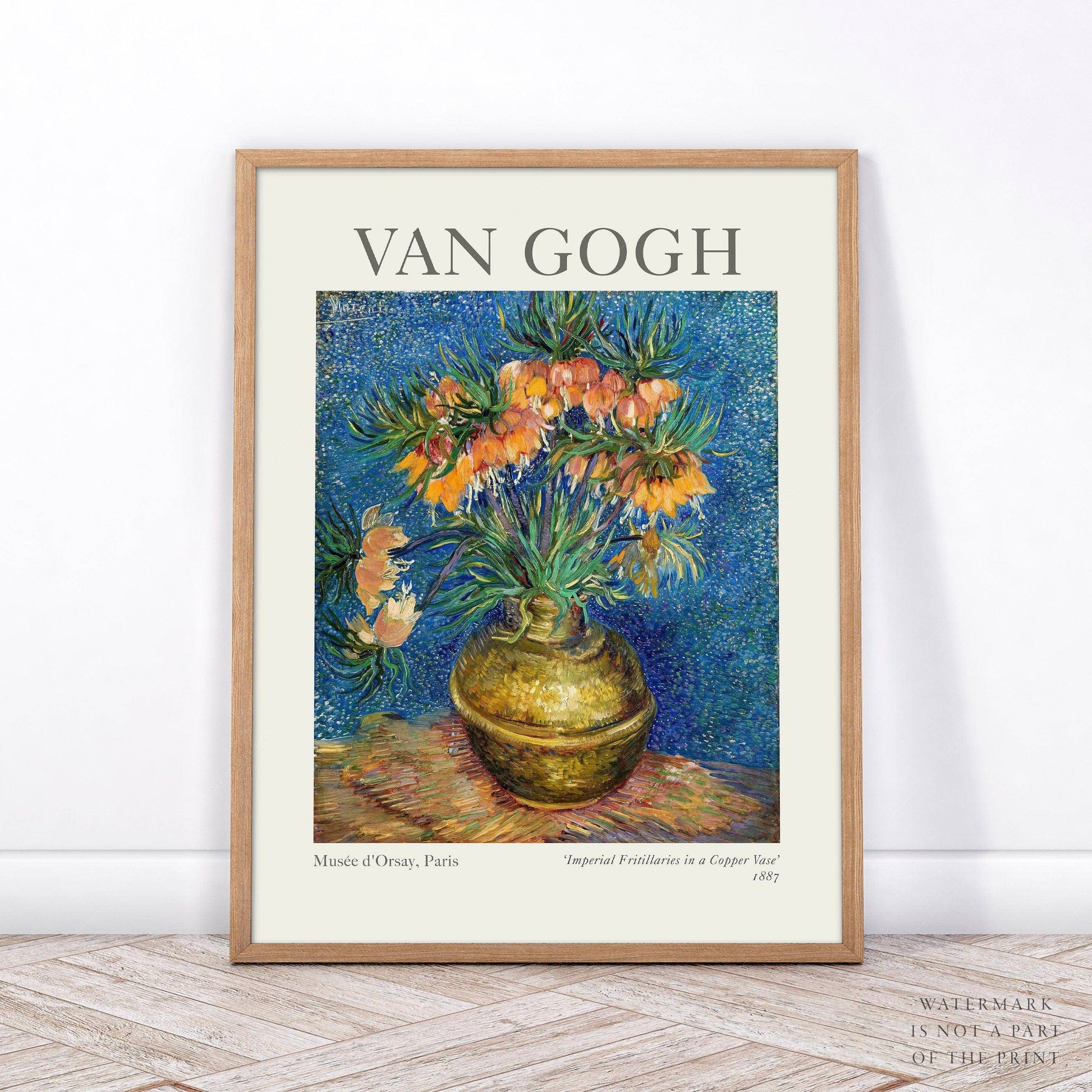 Van Gogh Print, Imperial Fritillaries in a Copper Vase