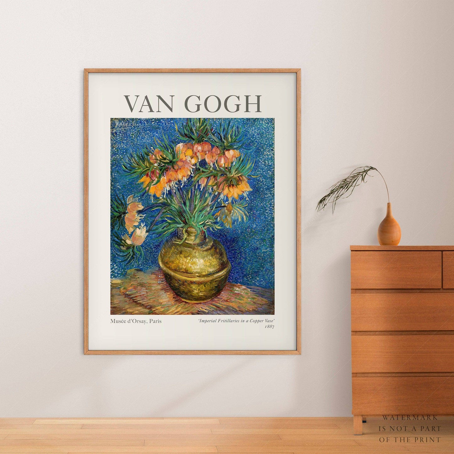 Van Gogh Print, Imperial Fritillaries in a Copper Vase