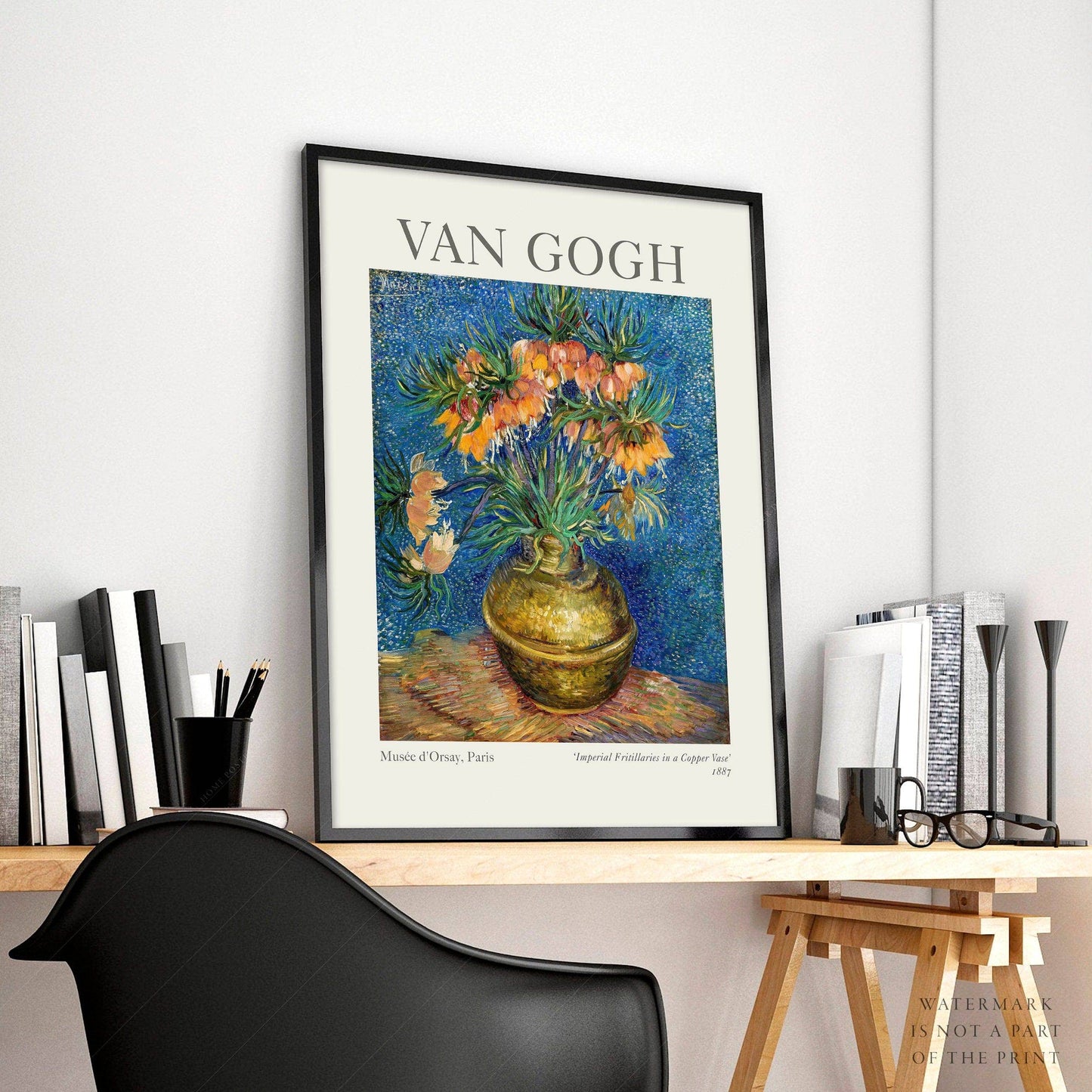 Van Gogh Print, Imperial Fritillaries in a Copper Vase