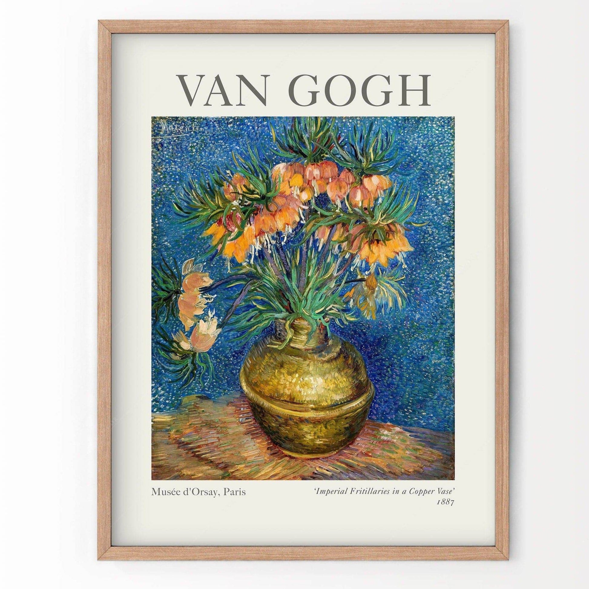 Van Gogh Print, Imperial Fritillaries in a Copper Vase