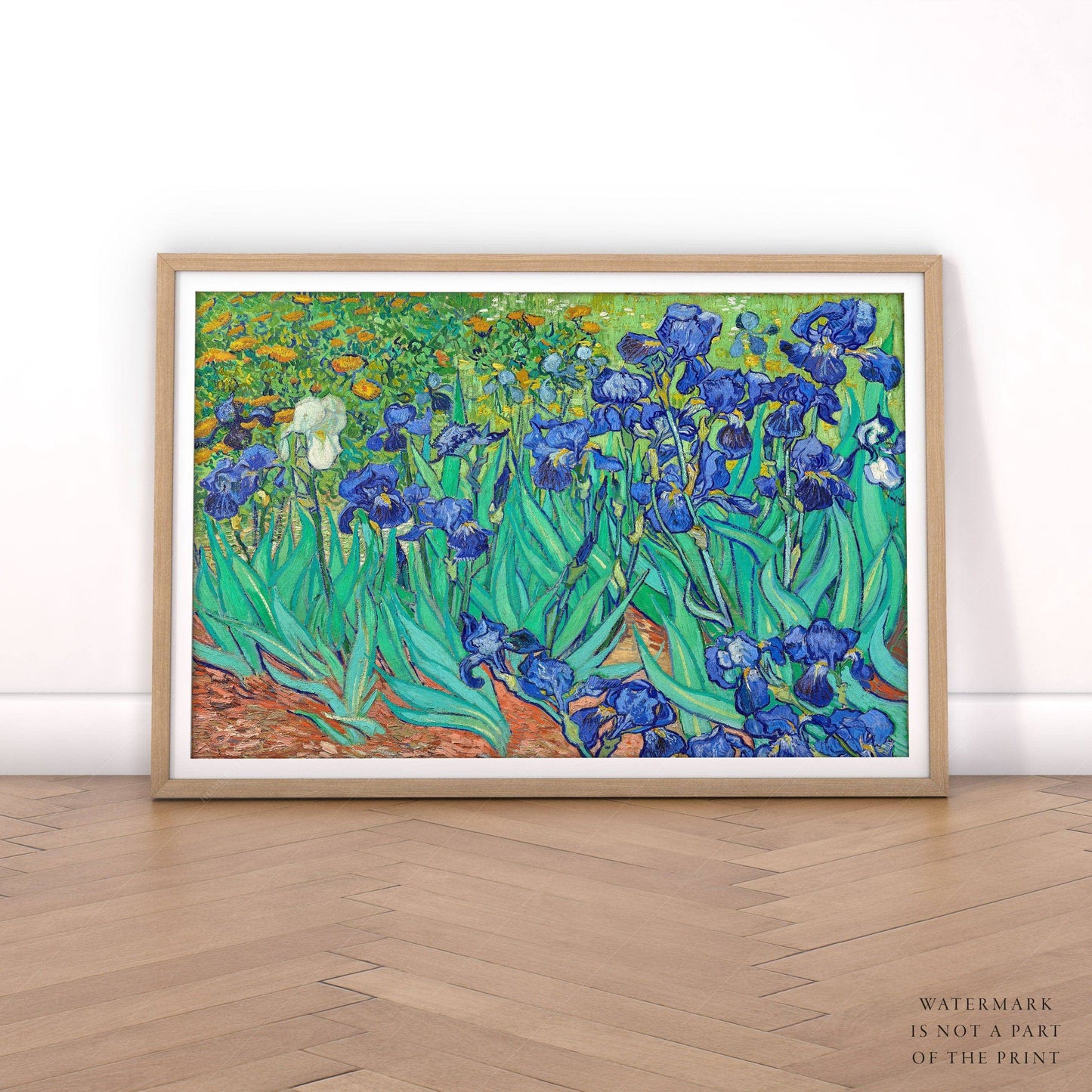 Van Gogh Print, Irises in a Garden