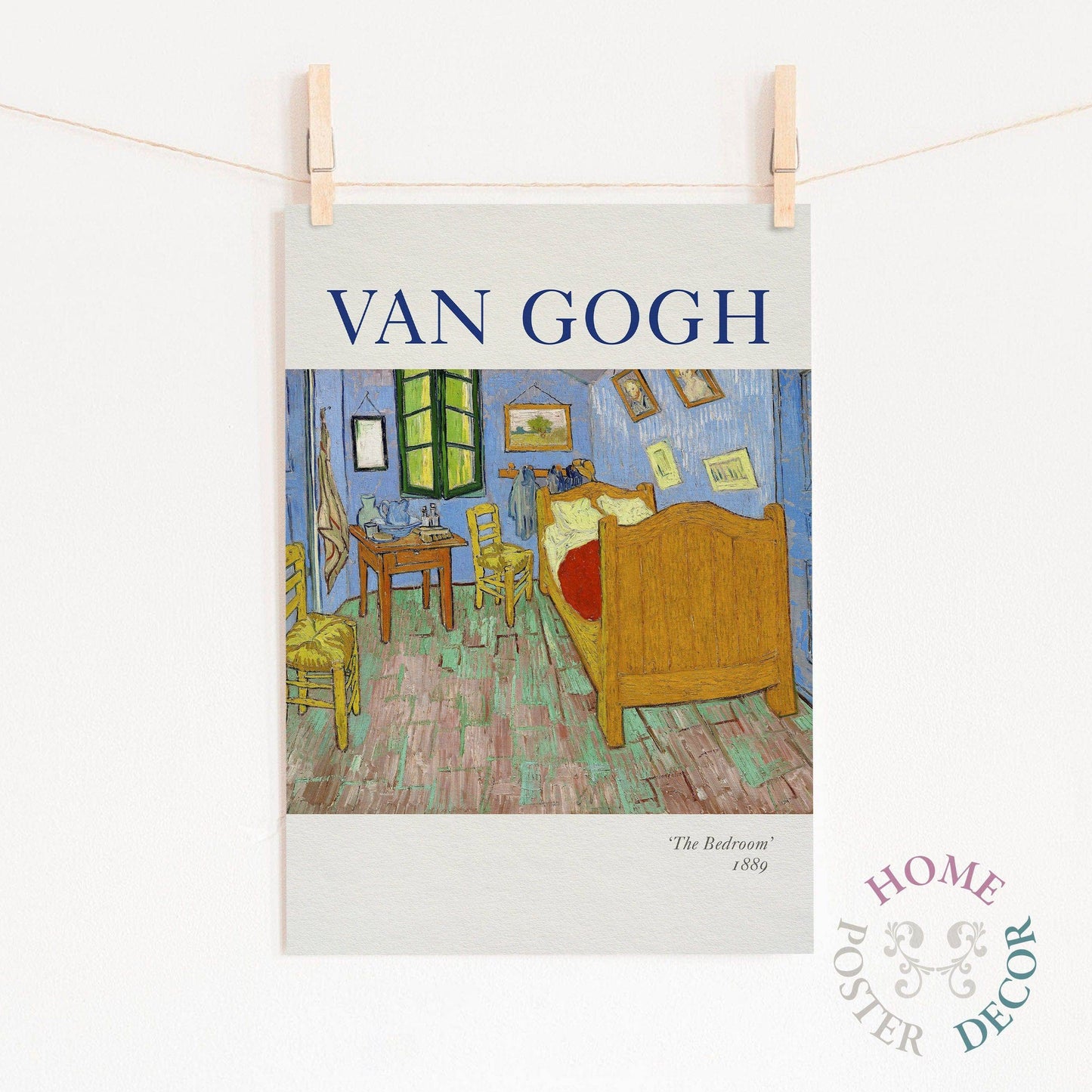 Van Gogh Print, The Bedroom, Famous Painting