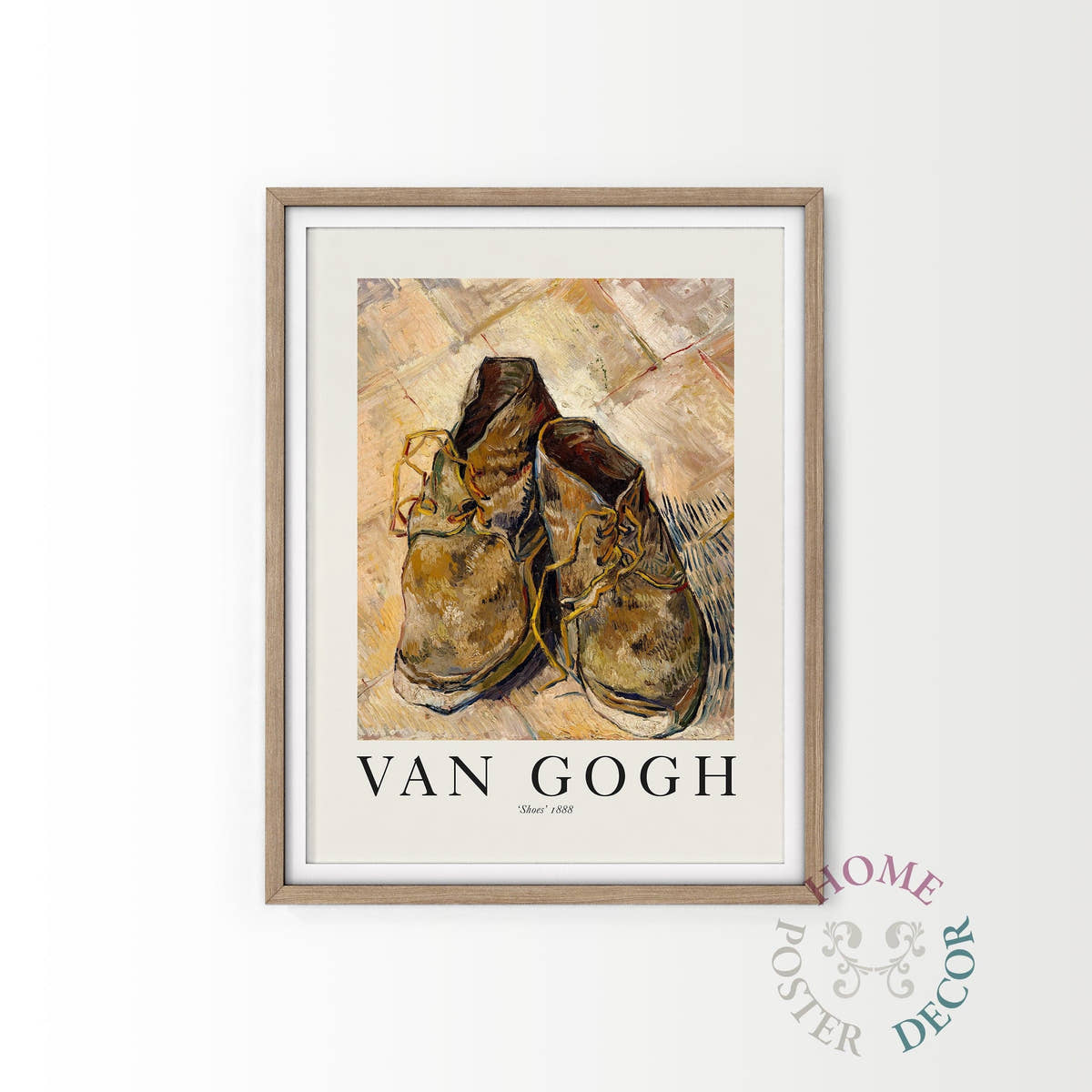 Van Gogh Print, Van Gogh Shoes, Post-Impressionist Still Life